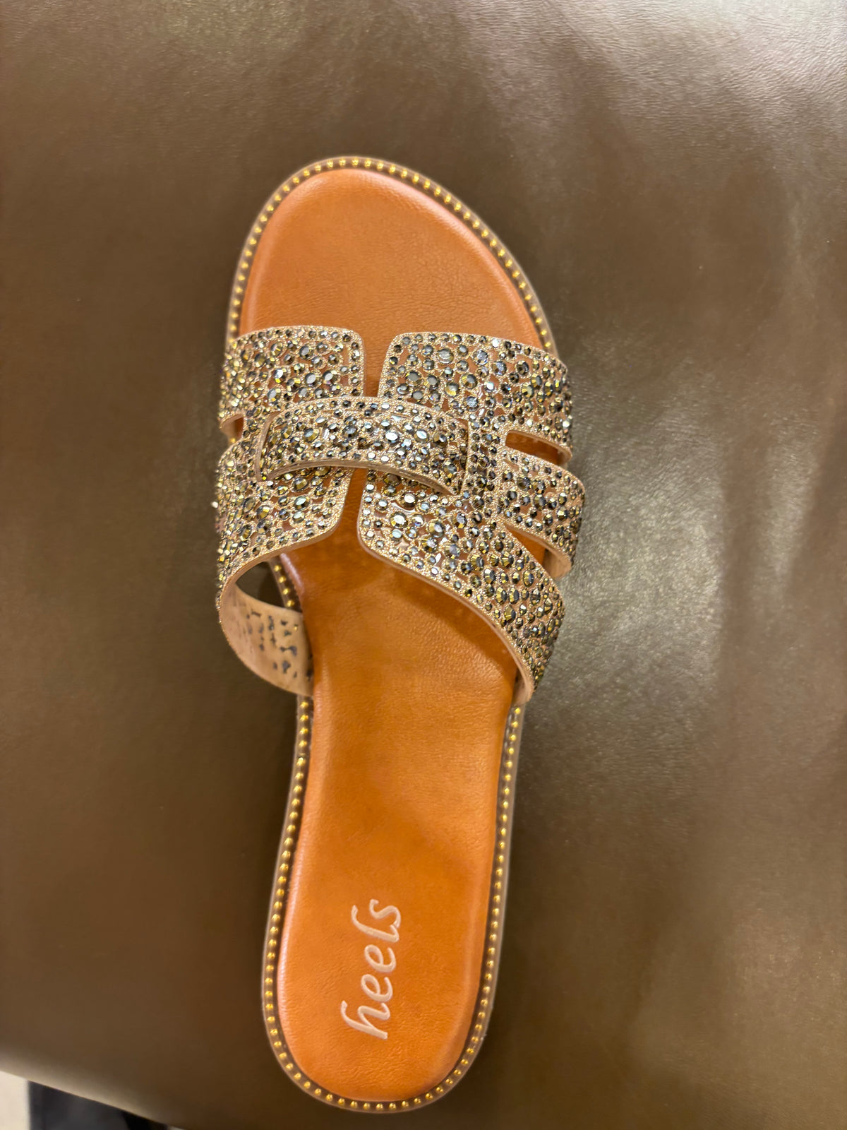 Frosta Bling Cushioned Sliders