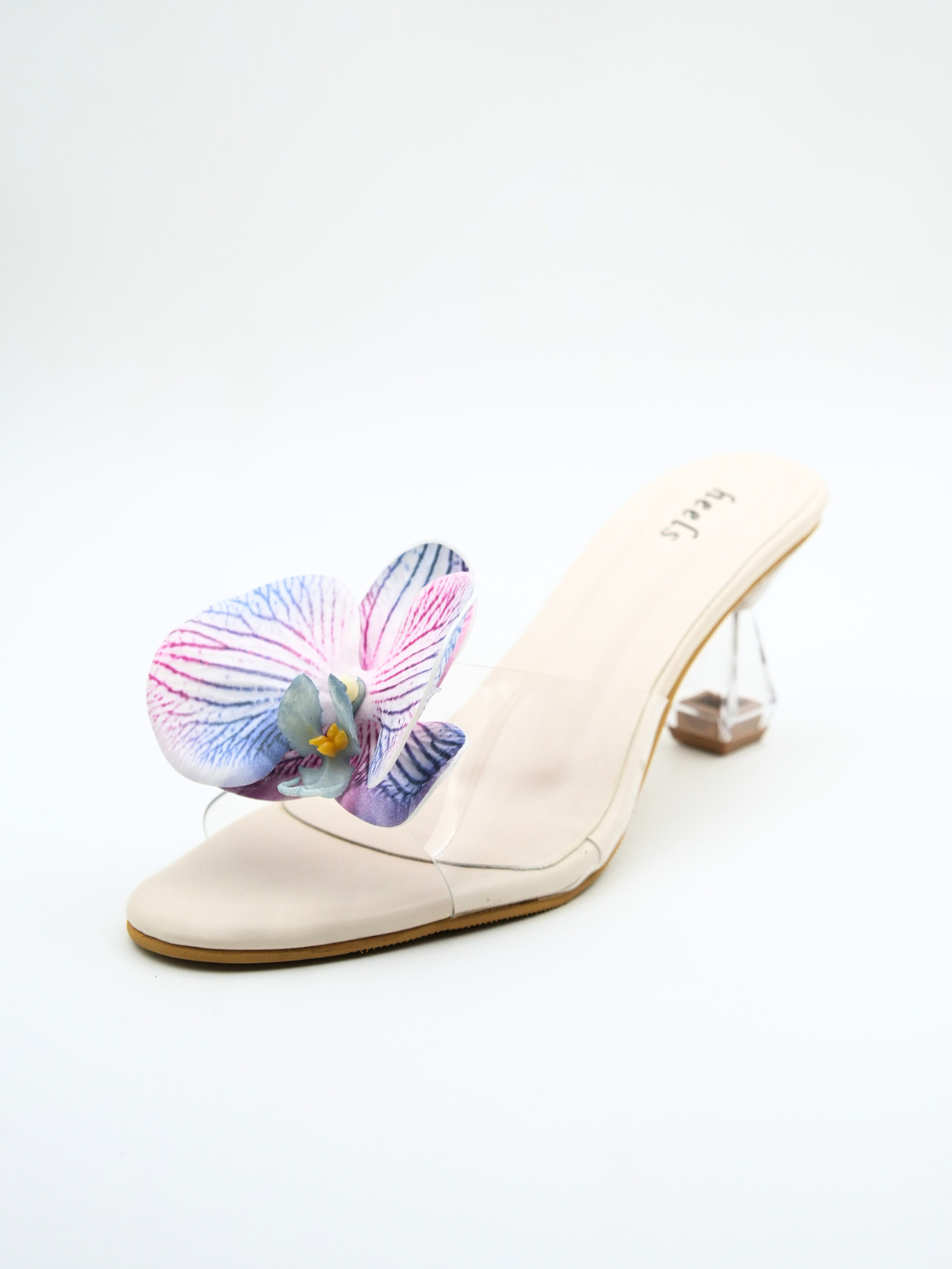 Cappadocia Bloom Clear Kitten Heels