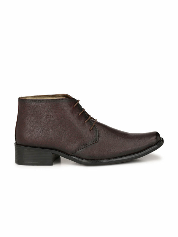Kevin Leather Derby Formal Ankle Shoes
