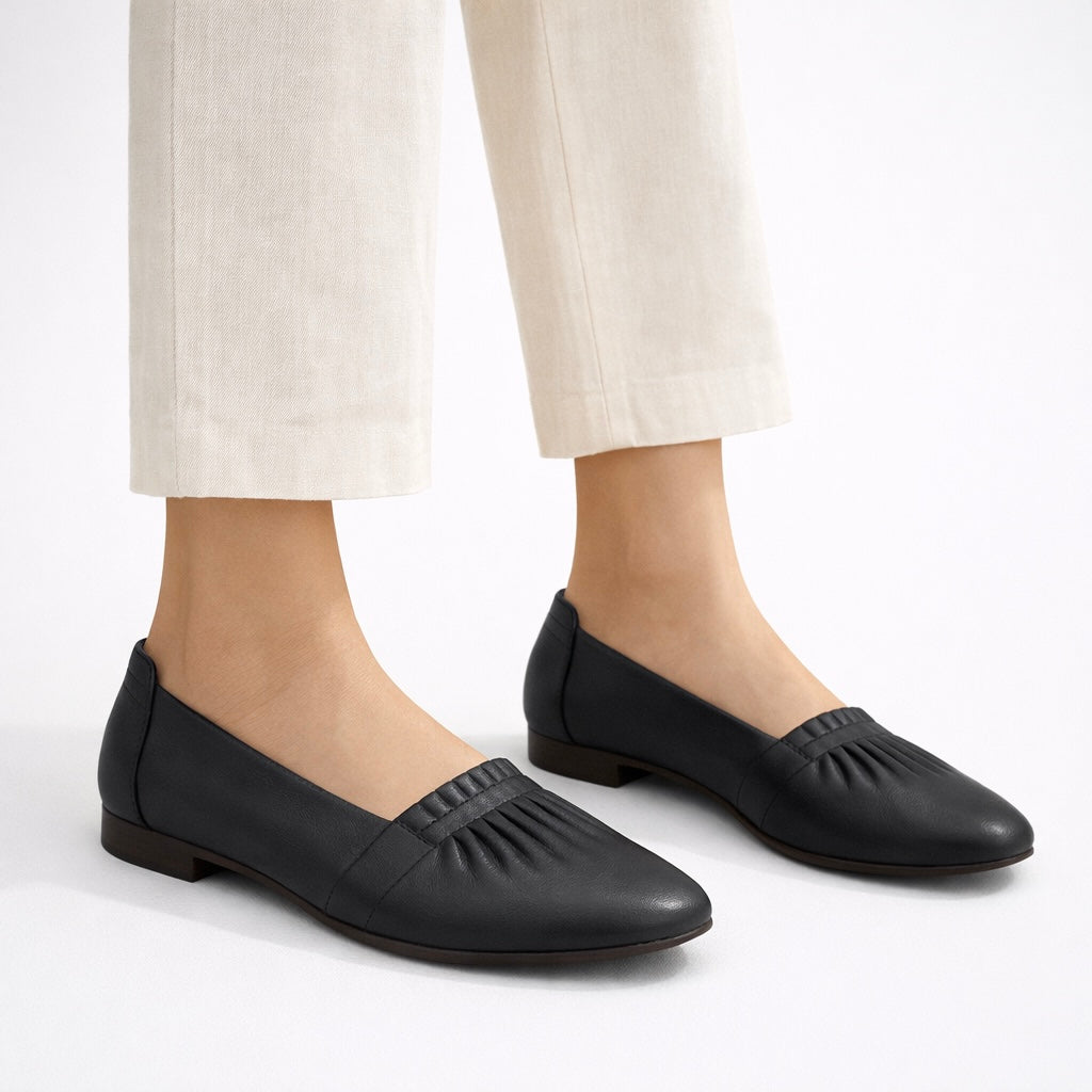 Linda Premium Leather Comfort Ballerinas - The Heels India