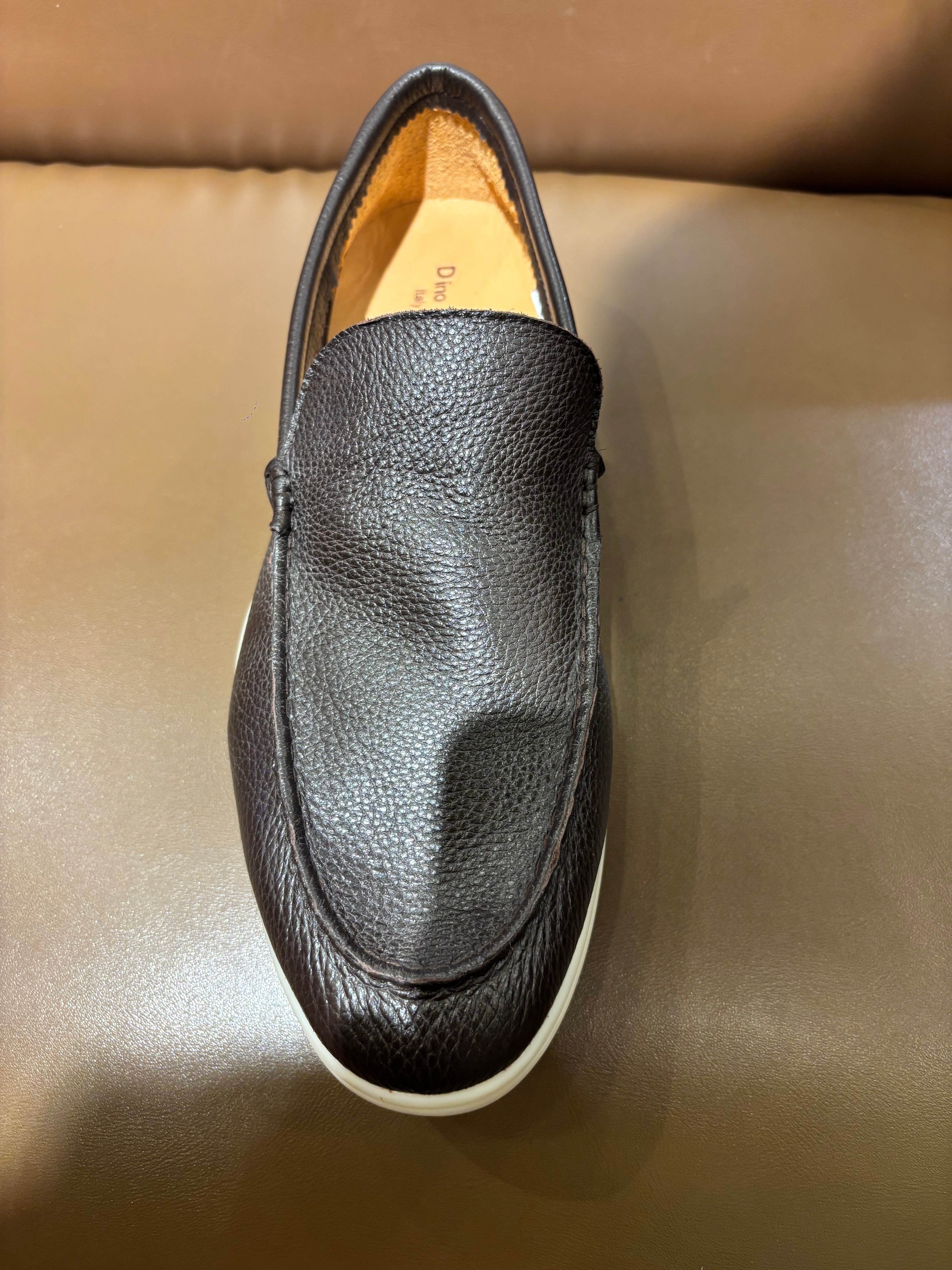 Delap Premium Leather Slip-On Loafers