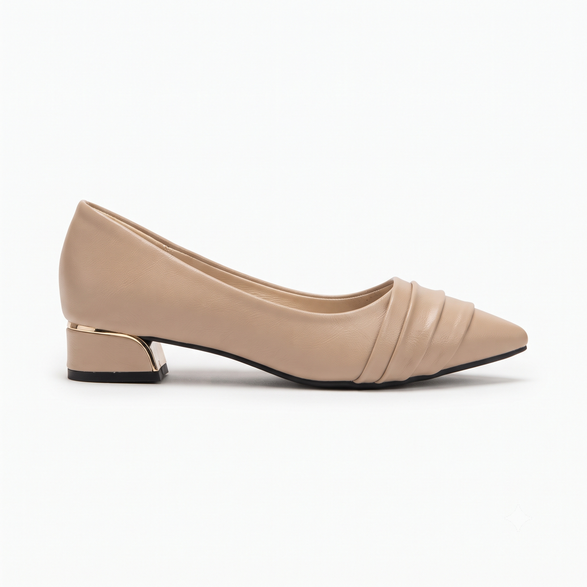 Hailey 2.0 Swirl Pointed Mid Heel Ballerinas
