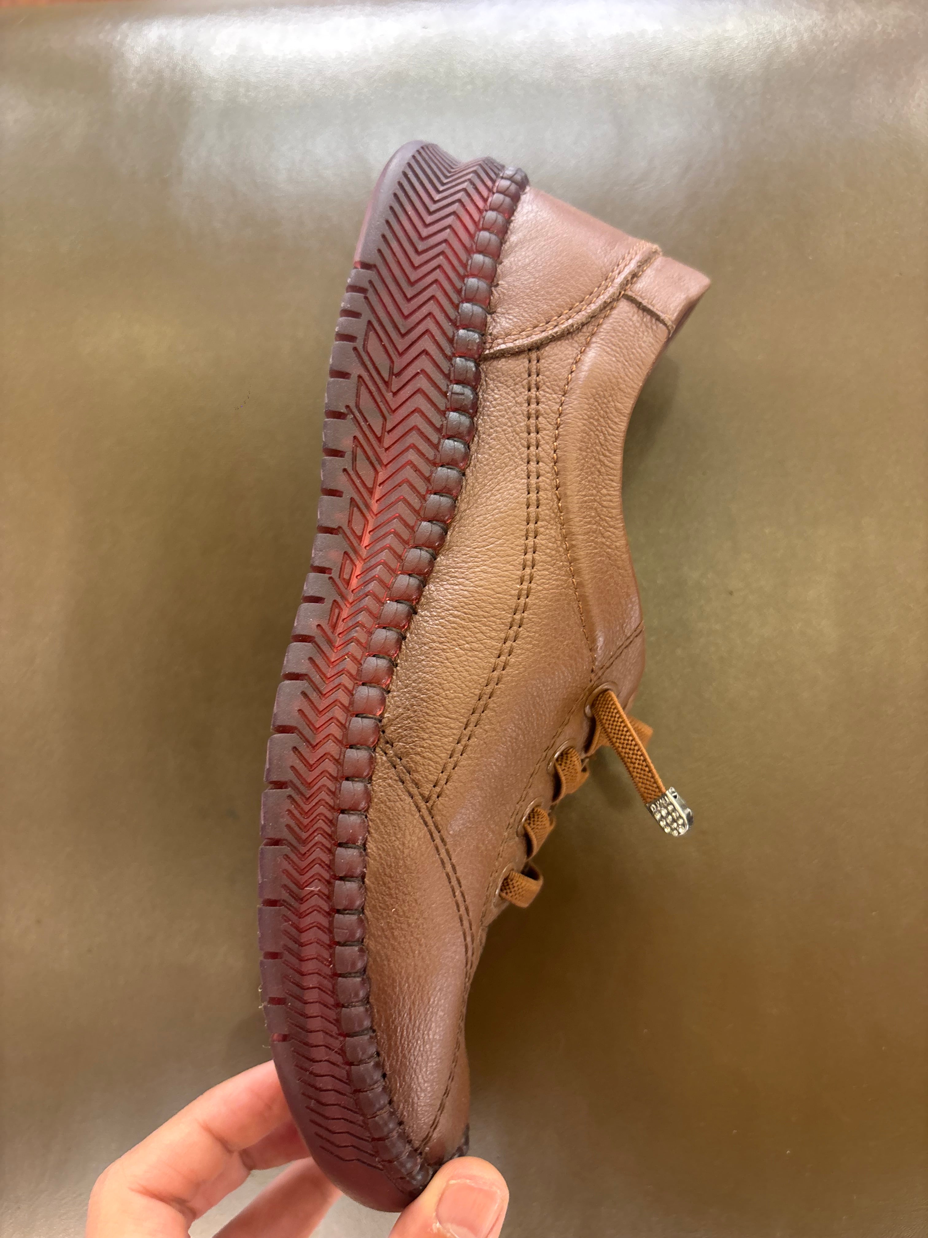 Serena Premium Leather Comfort Derby Lace Loafers