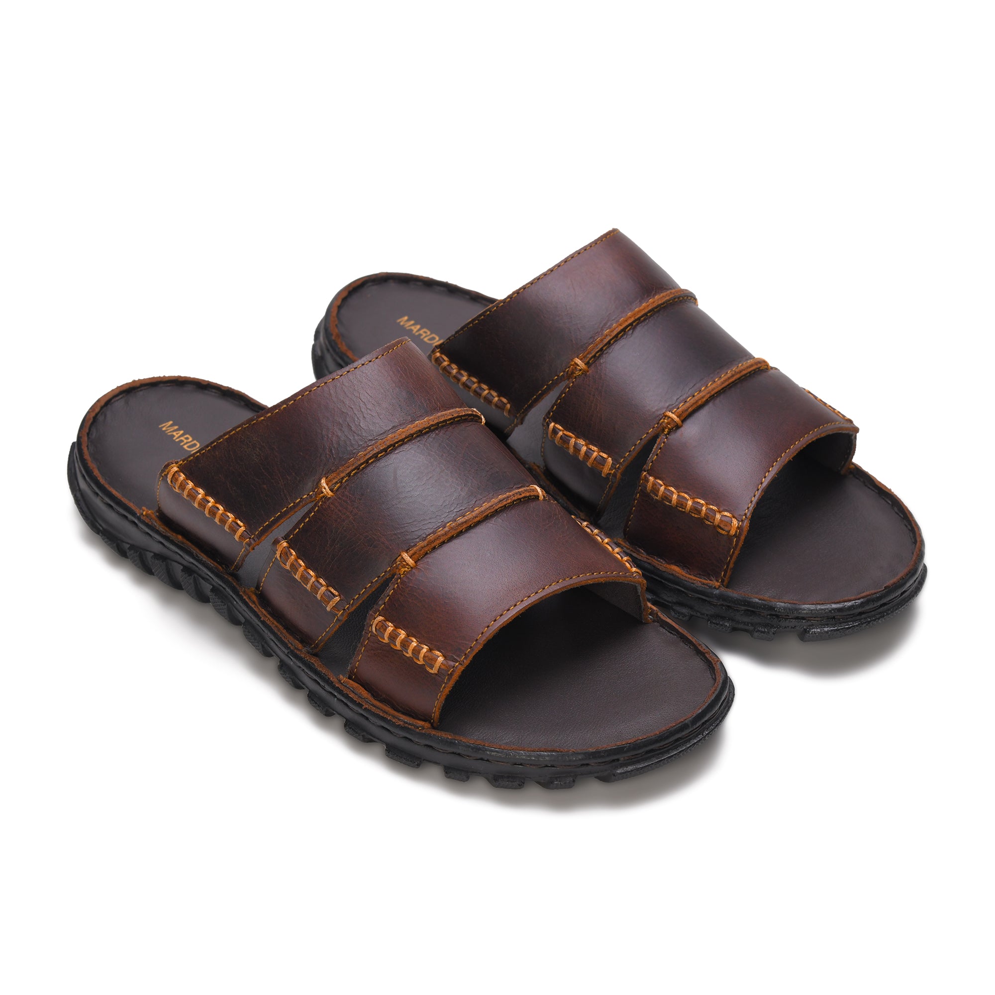 Diego Leather Slippers - The Heels India