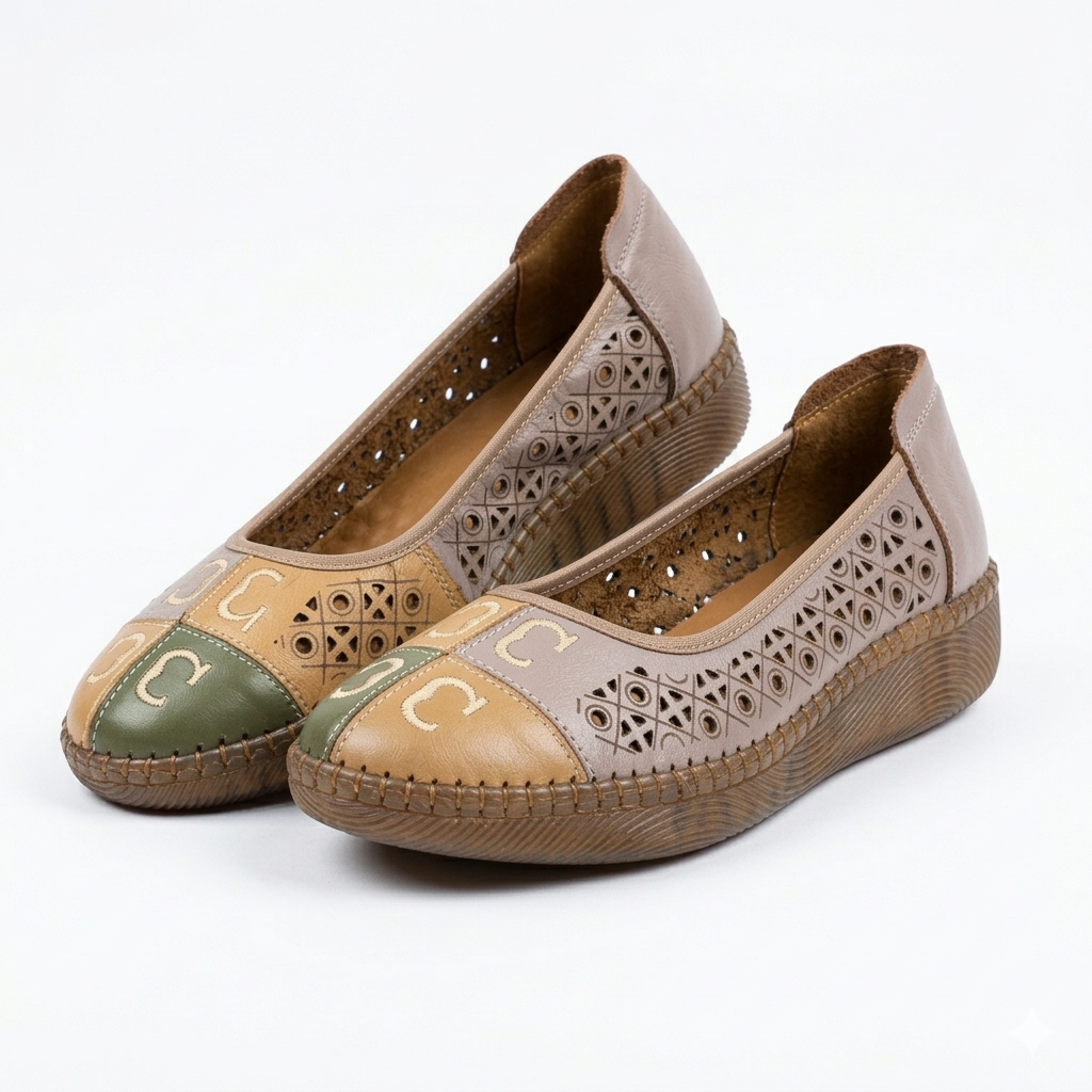 Odette Premium Leather Multy Comfort Ballerinas