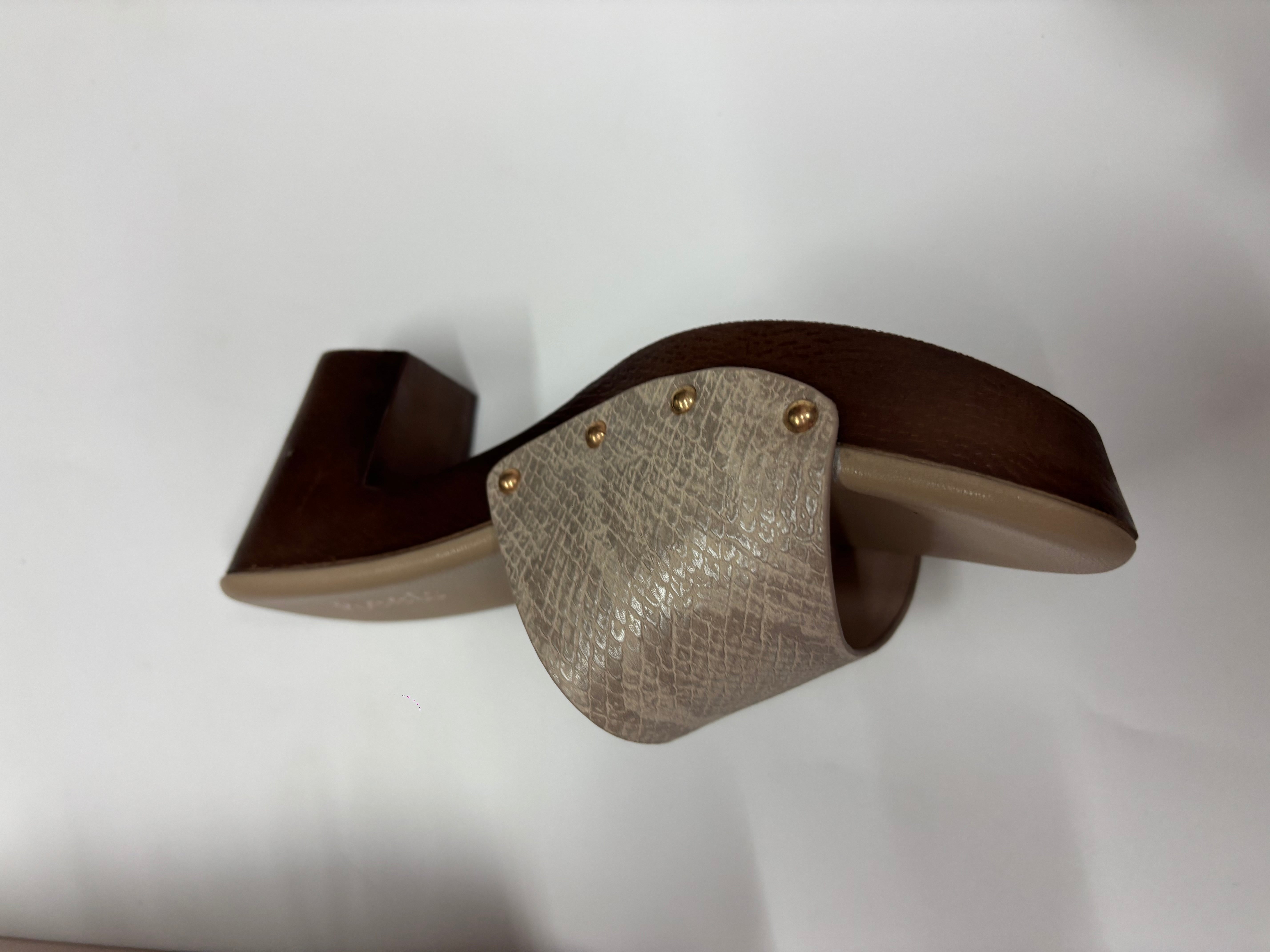 Julia Platform Peep Toe Block Heels