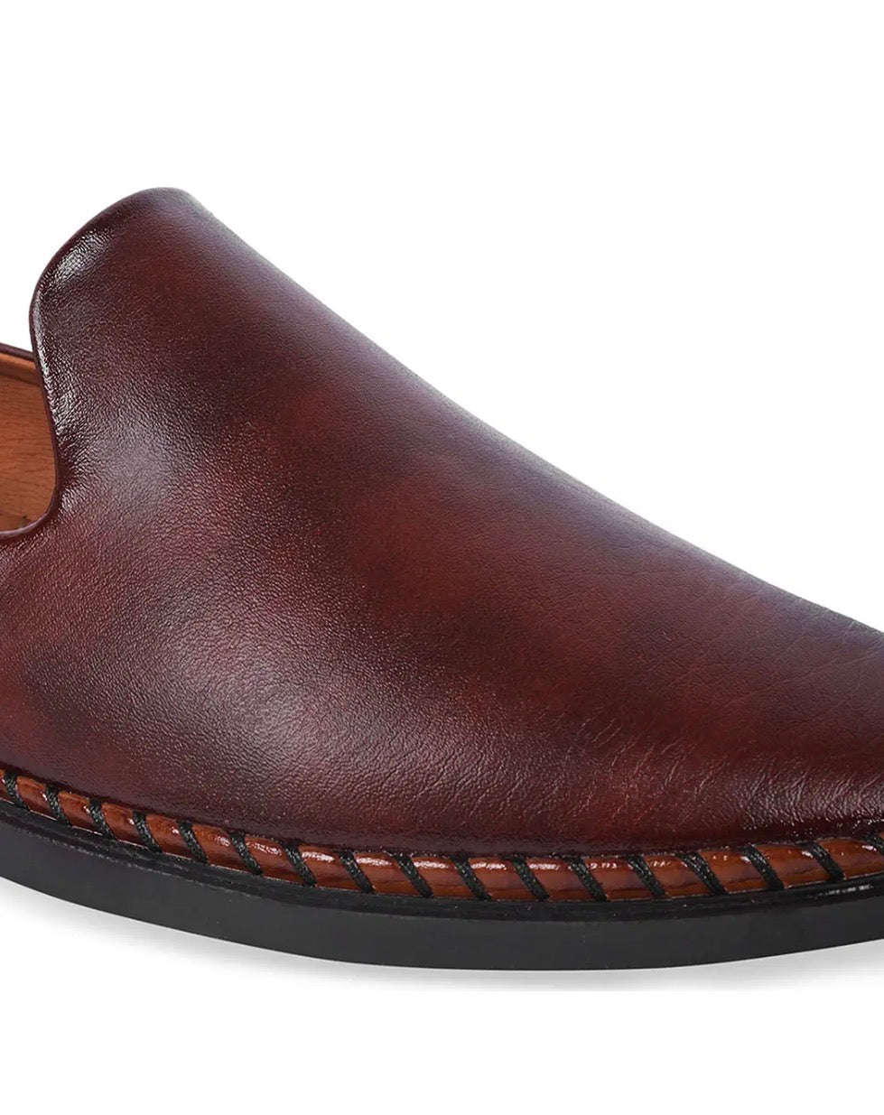 Barela Cushioned Ethnic Vegan Loafers