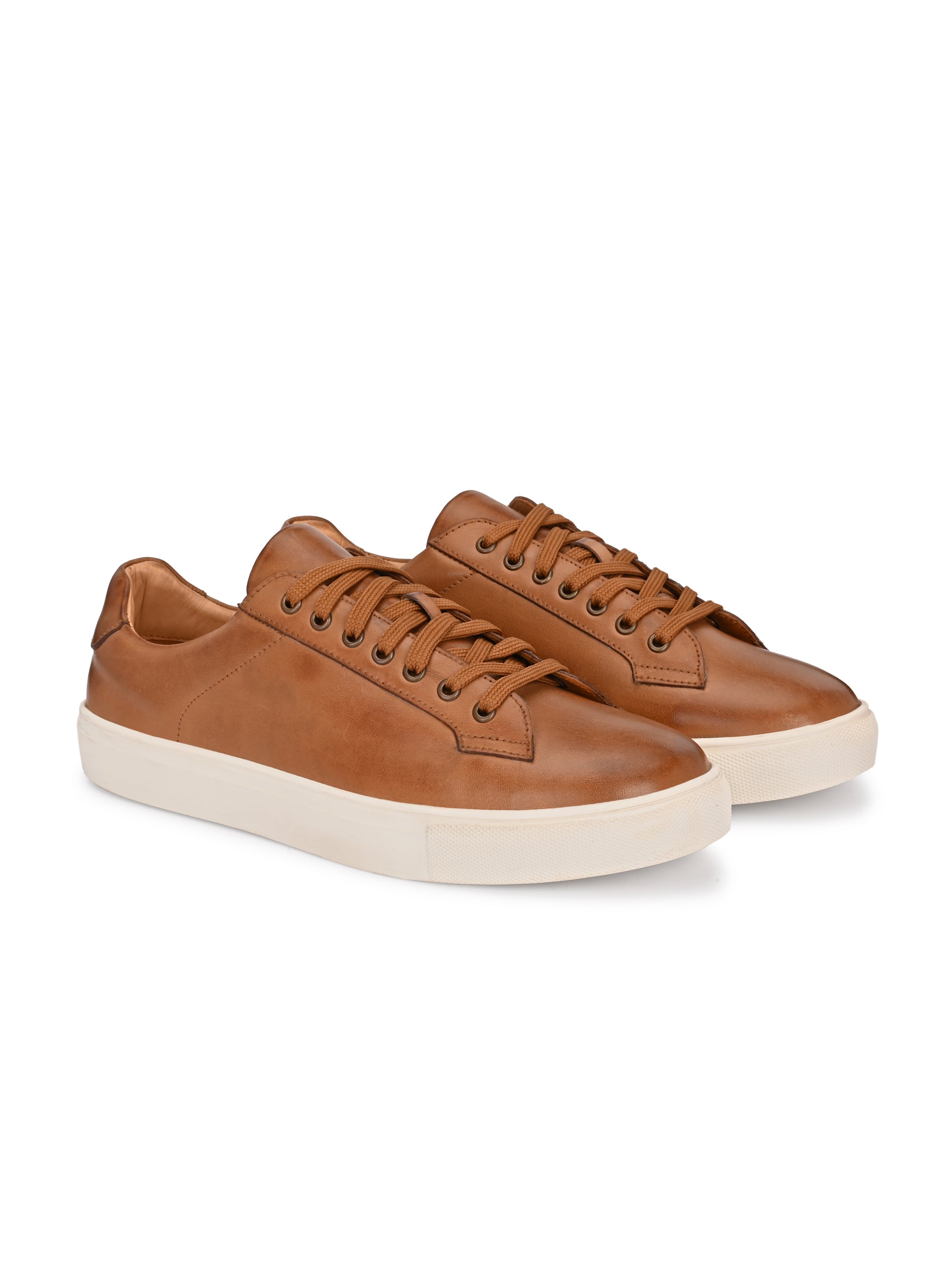 Valerio Leather Lace up Sneakers