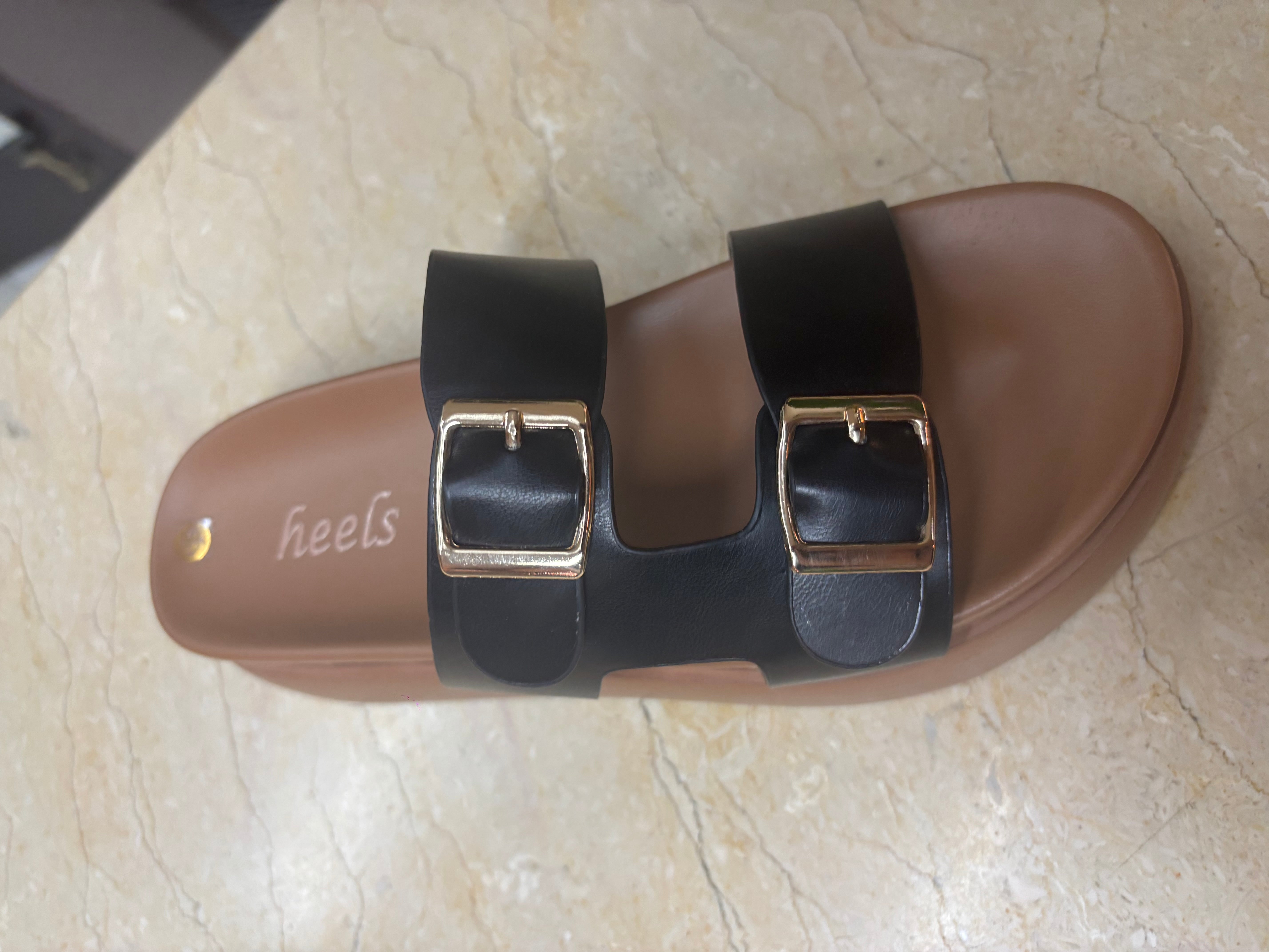 Ellie Double Strap Chunky Slippers