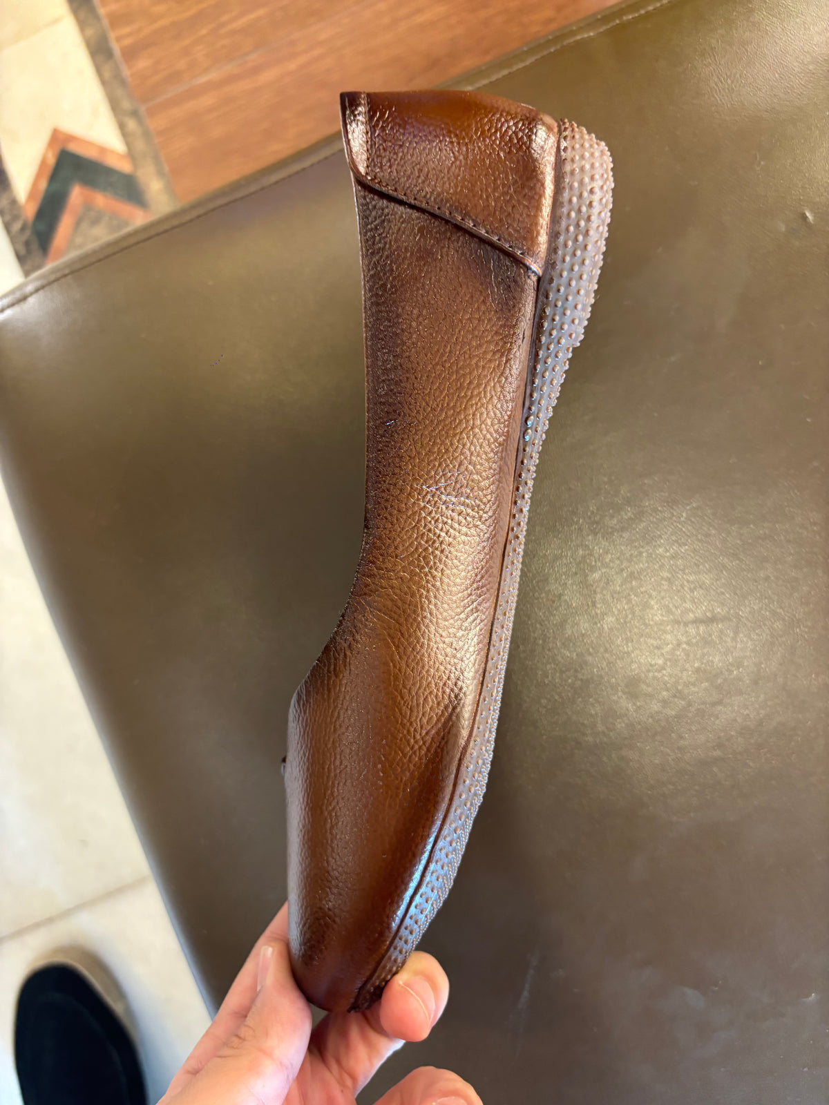 Stripes Classic Leather Loafers