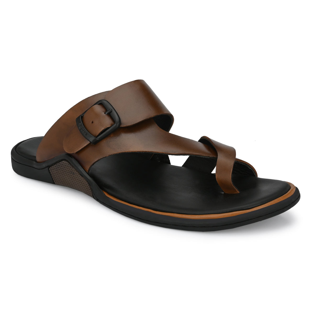 Vance Cushion Leather Thumb Slippers - The Heels India