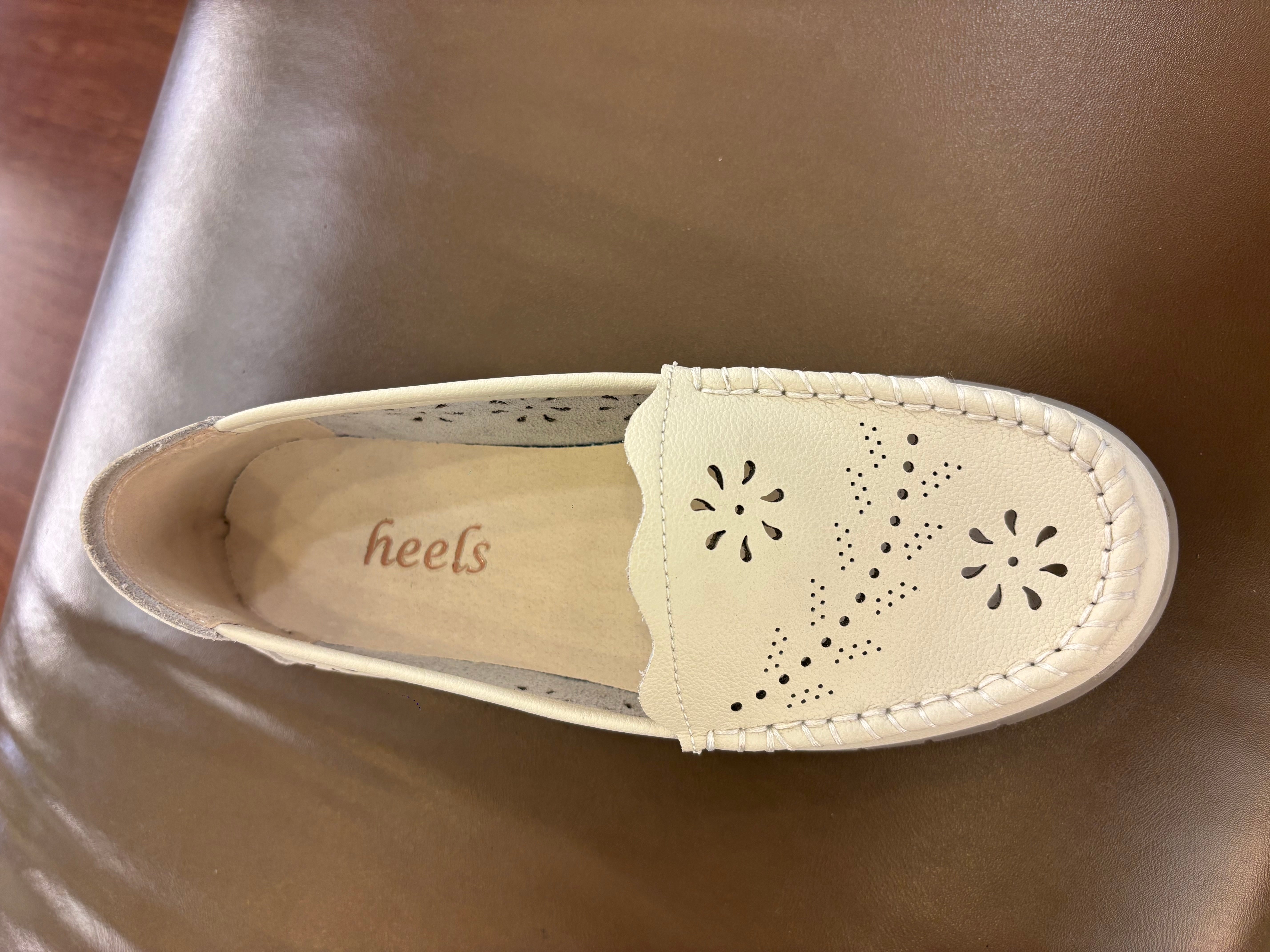 Emily Perforated Comfort Cushioned Flexi Loafers