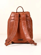 Samba : Real Leather Cognac Backpack