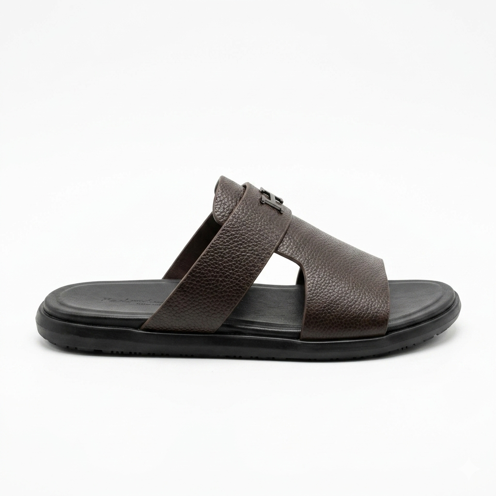 Edward Premium Leather Sliders