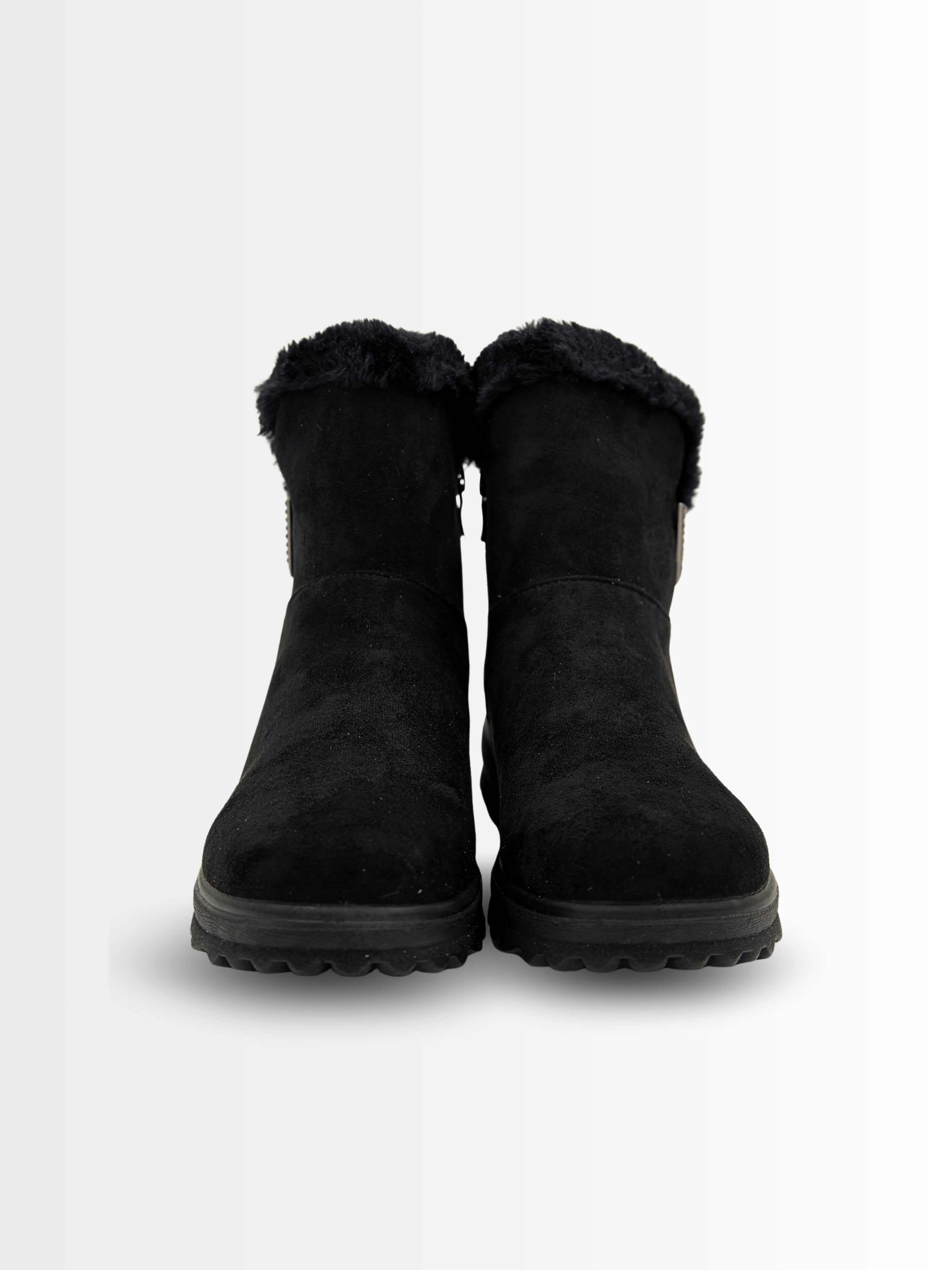 Alice Suede Ankle Fur Boots