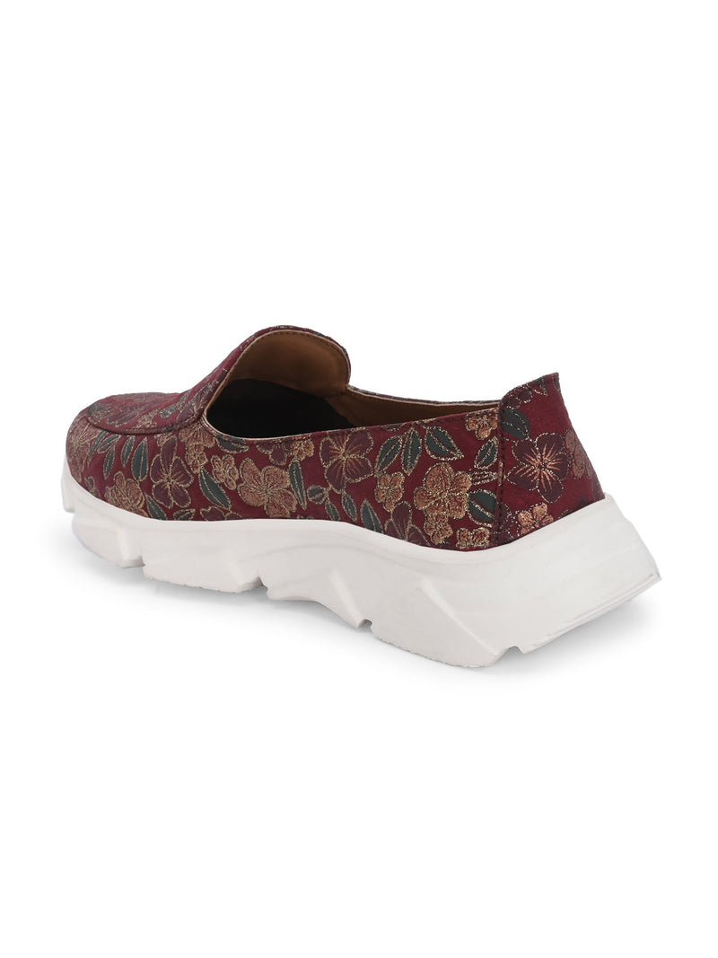 Cotton Cherry Ethnic Sneakers