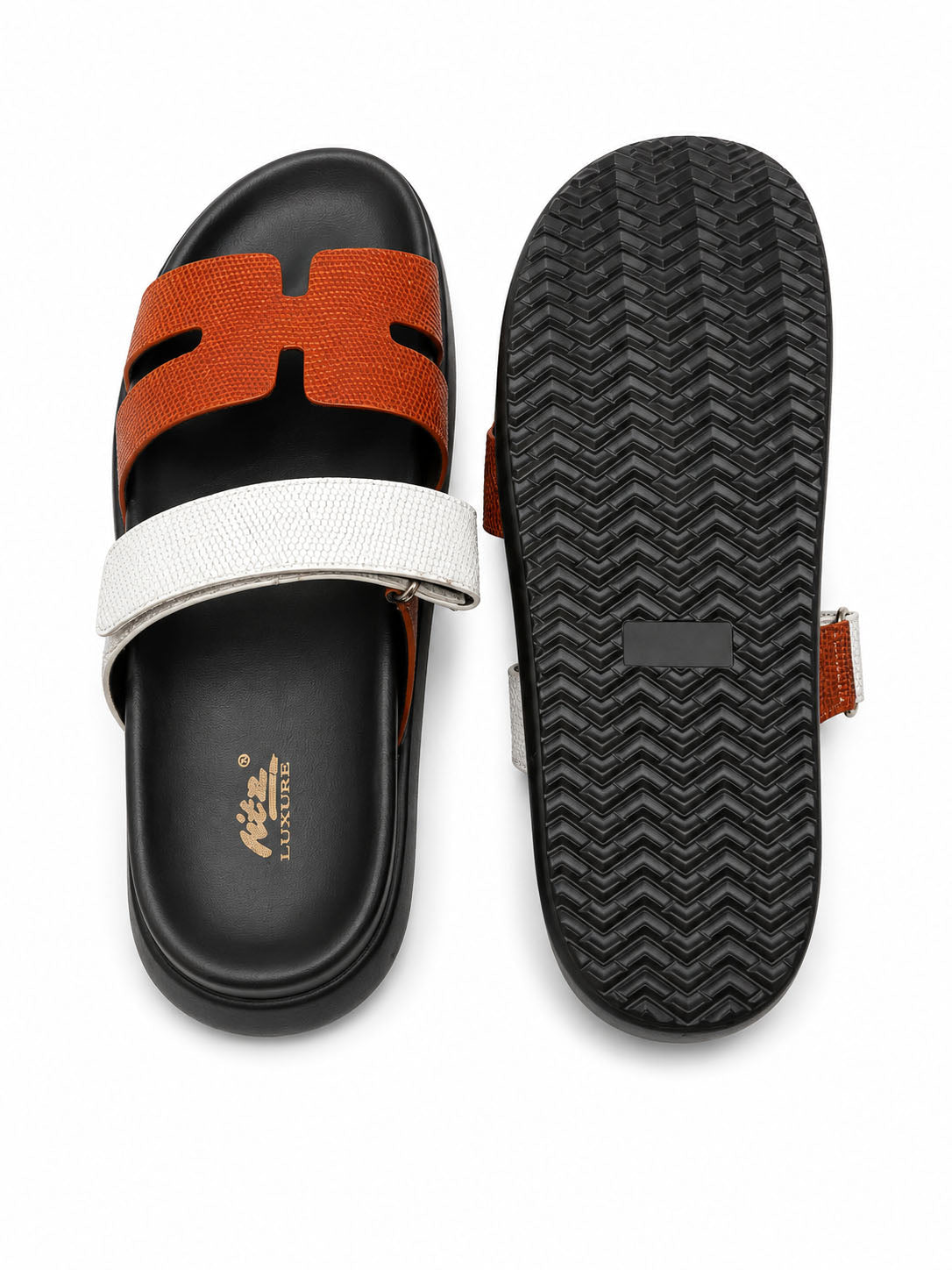 Adams Leather Cushioned Slippers