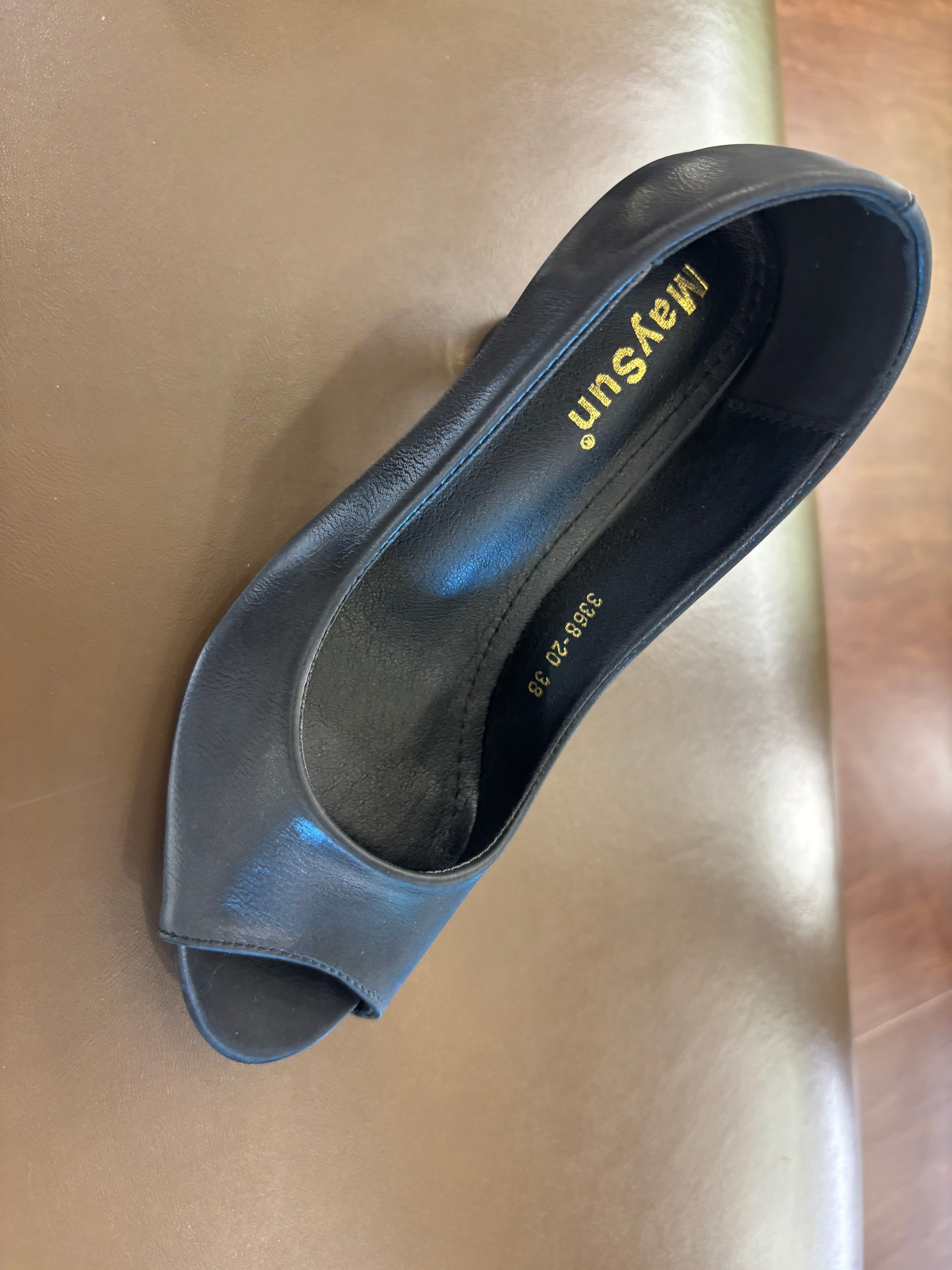 Opera Peep Toe Pencil Heels