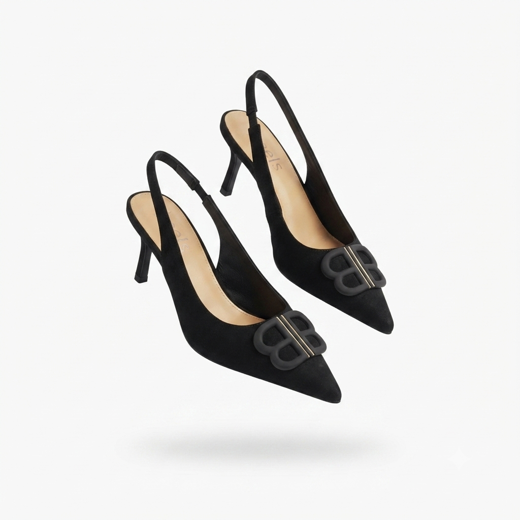 Brie Premium Slingback Kitten Heels