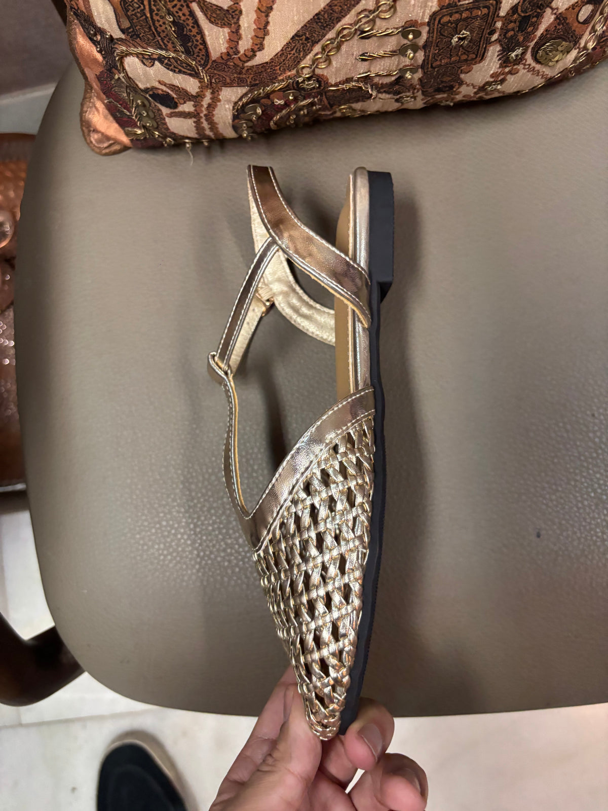 Nysa T Strap Premium Mesh Mary Janes