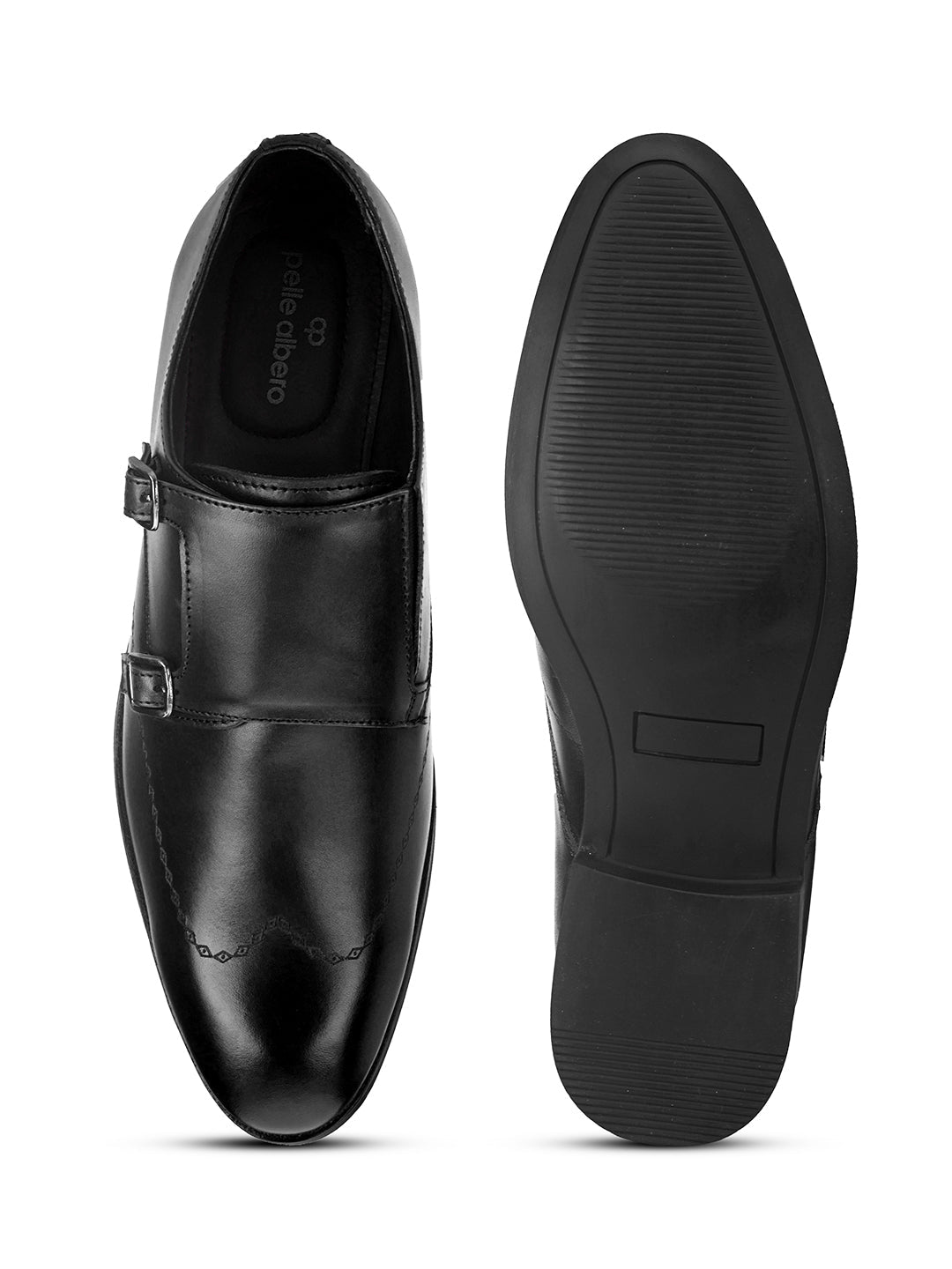 Martinez Formal Leather Double Monk Strap Shoes