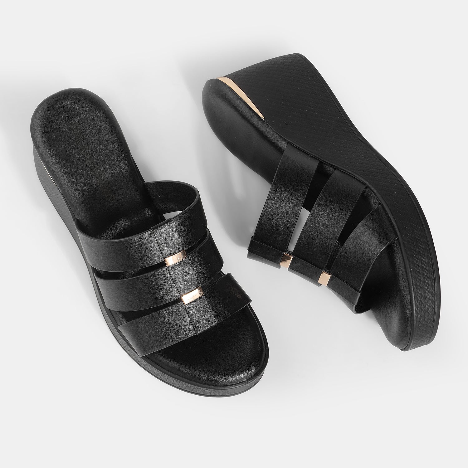 Sydney Wedge Strap Heels