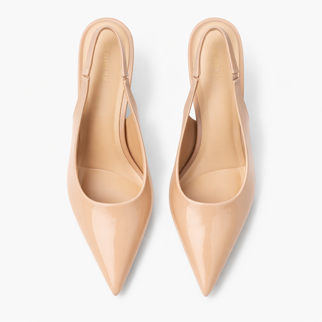 Mia Premium Patent Slingback Pencil Heels