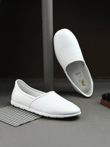 Alpine Ethnic Leather Mens Slip Ons