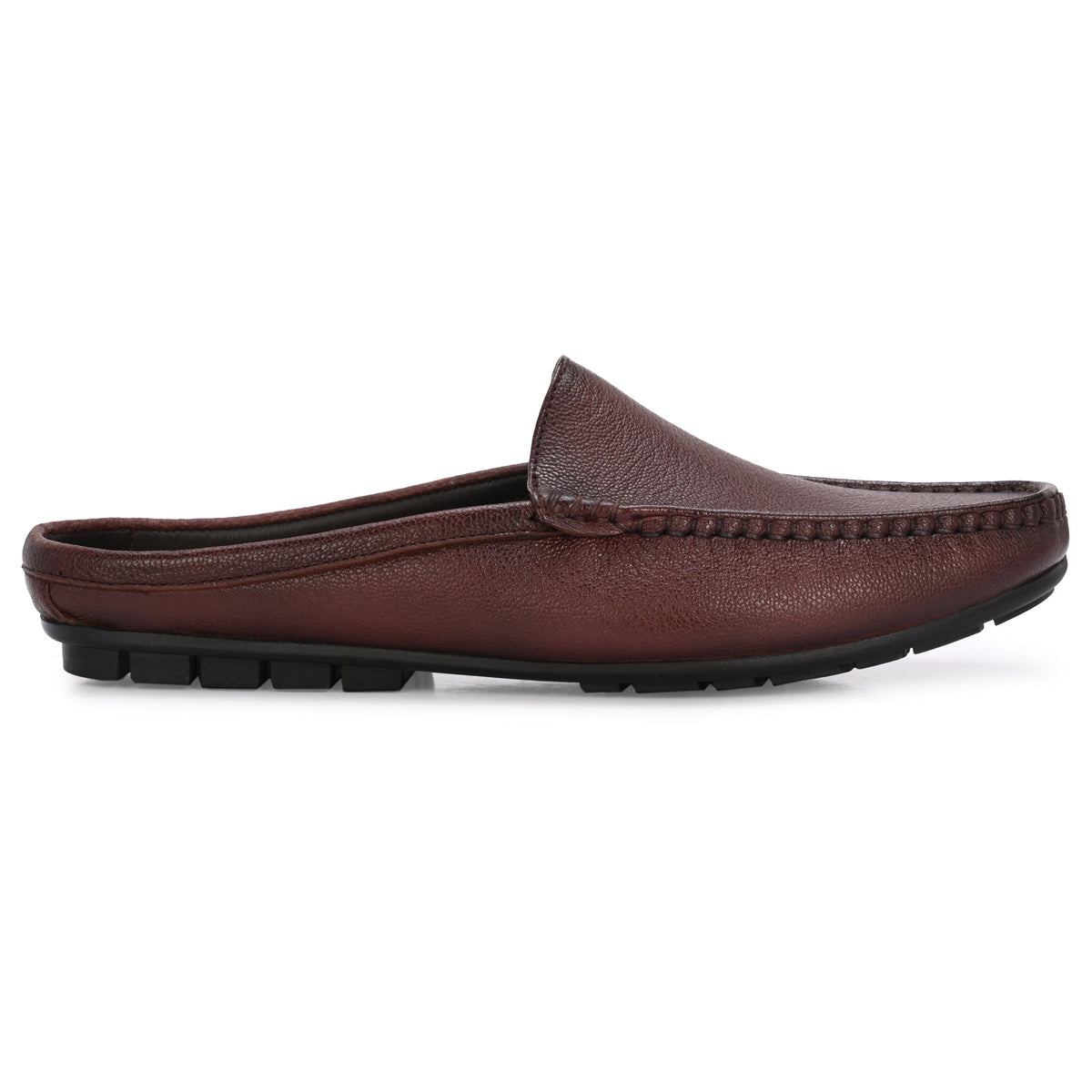 Flint Leather Casual Slip-On Mules