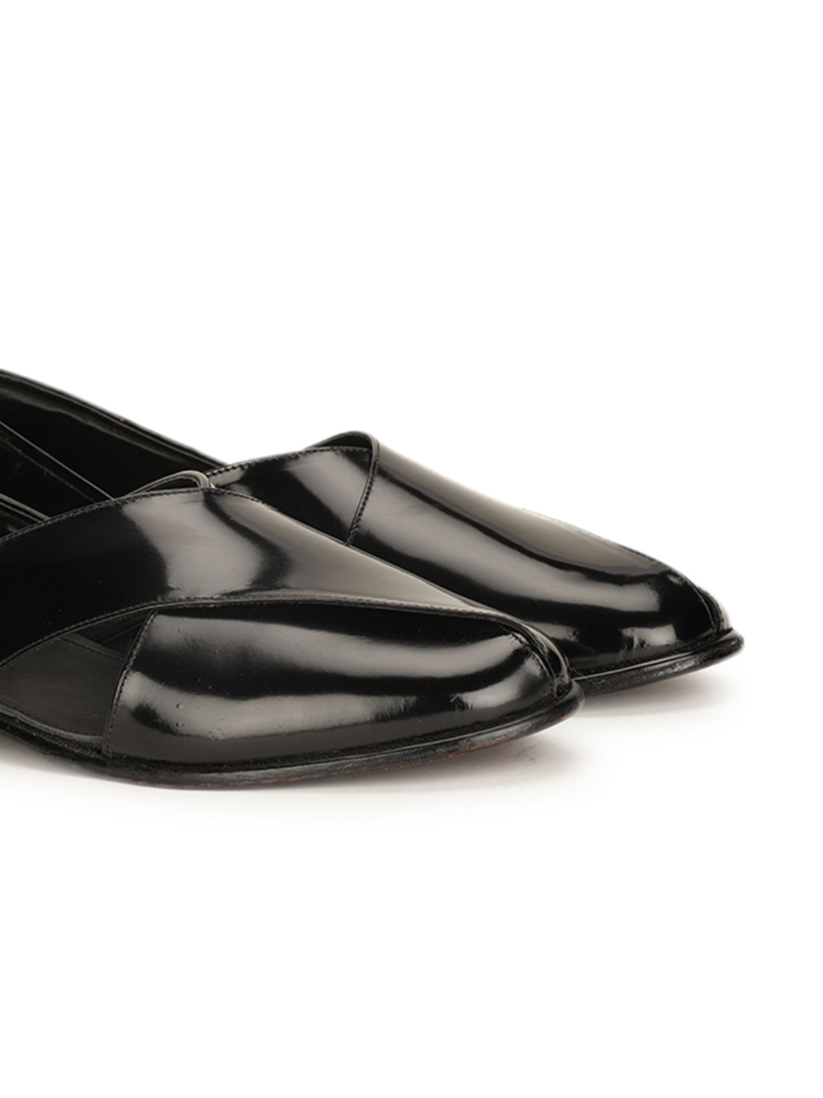 Eugenia Leather Ethnic Peshawari Sandals