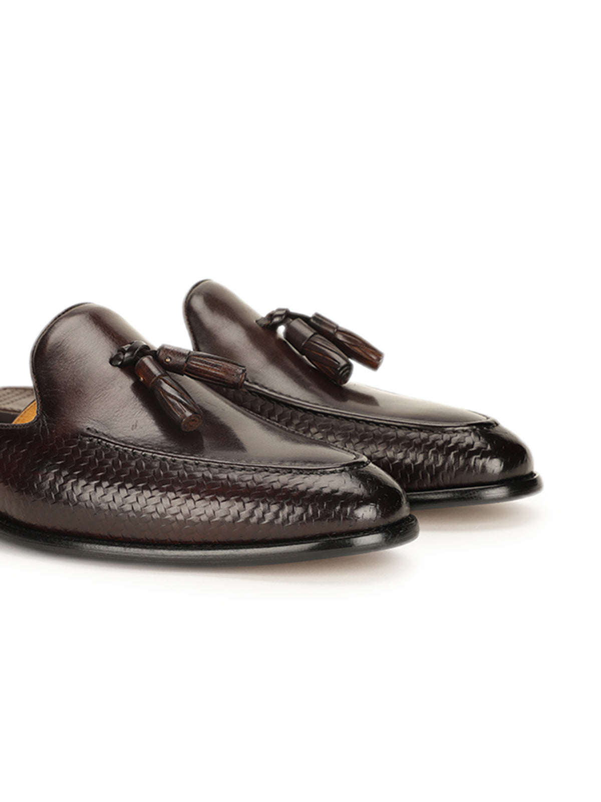 Drayton Premium Tassel Leather Mules