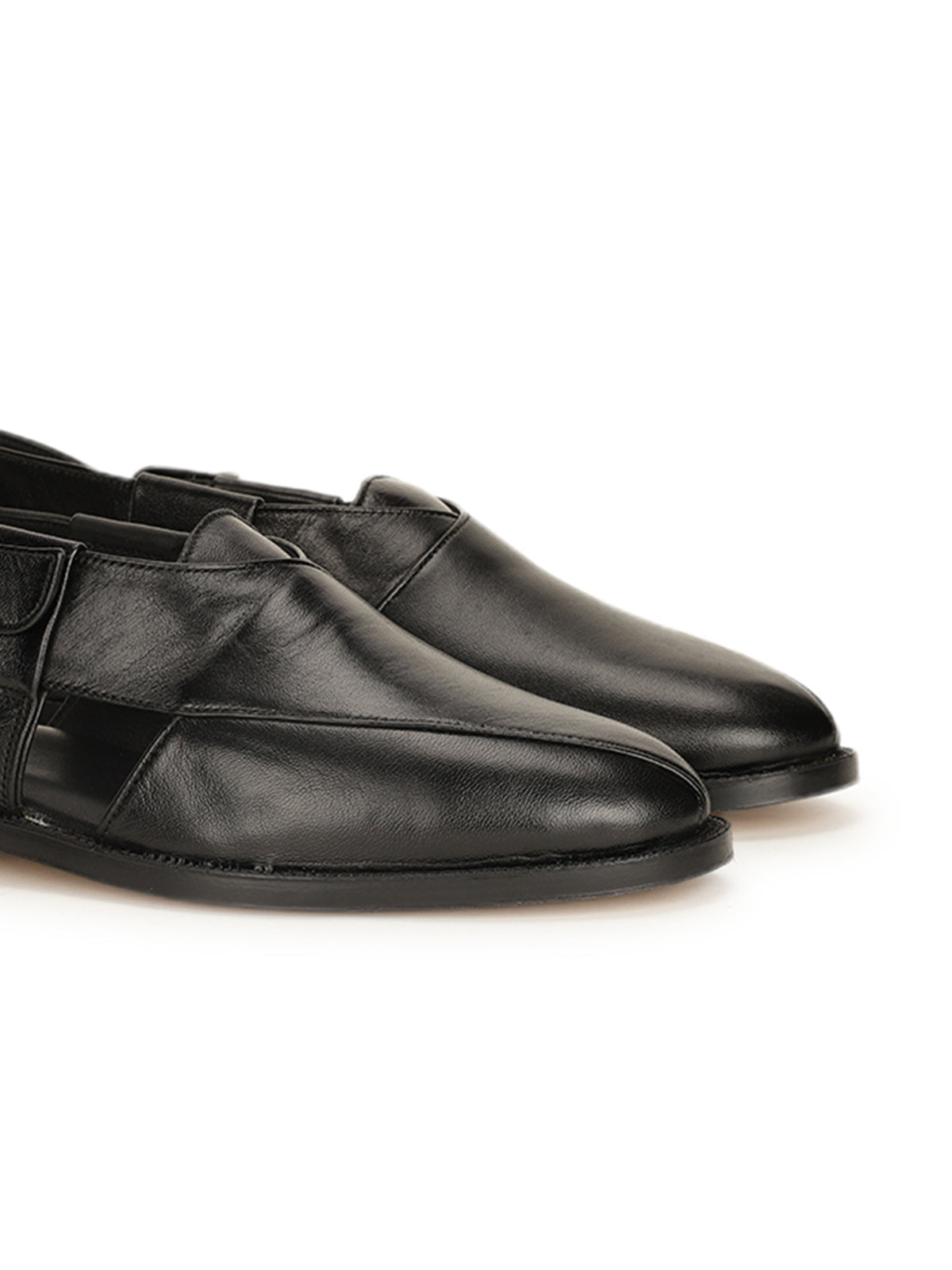 Clementine Leather Ethnic Peshawari Sandals - The Heels India