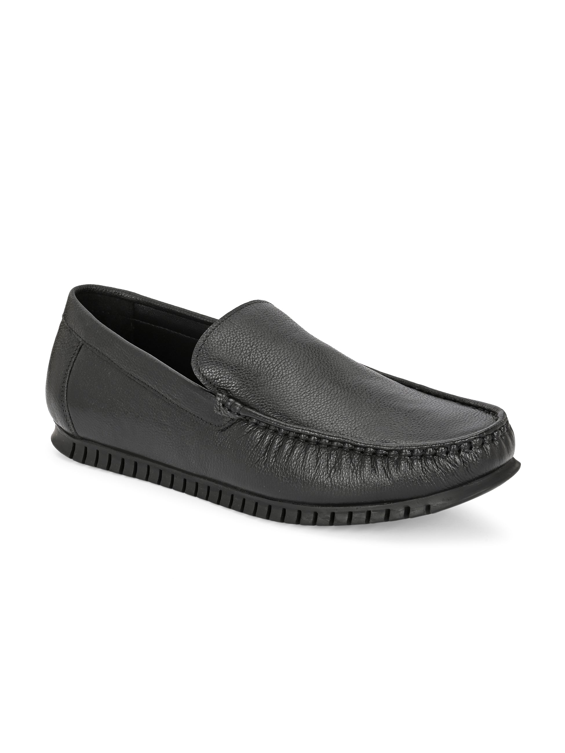 Ochre Leather Flexi Loafers