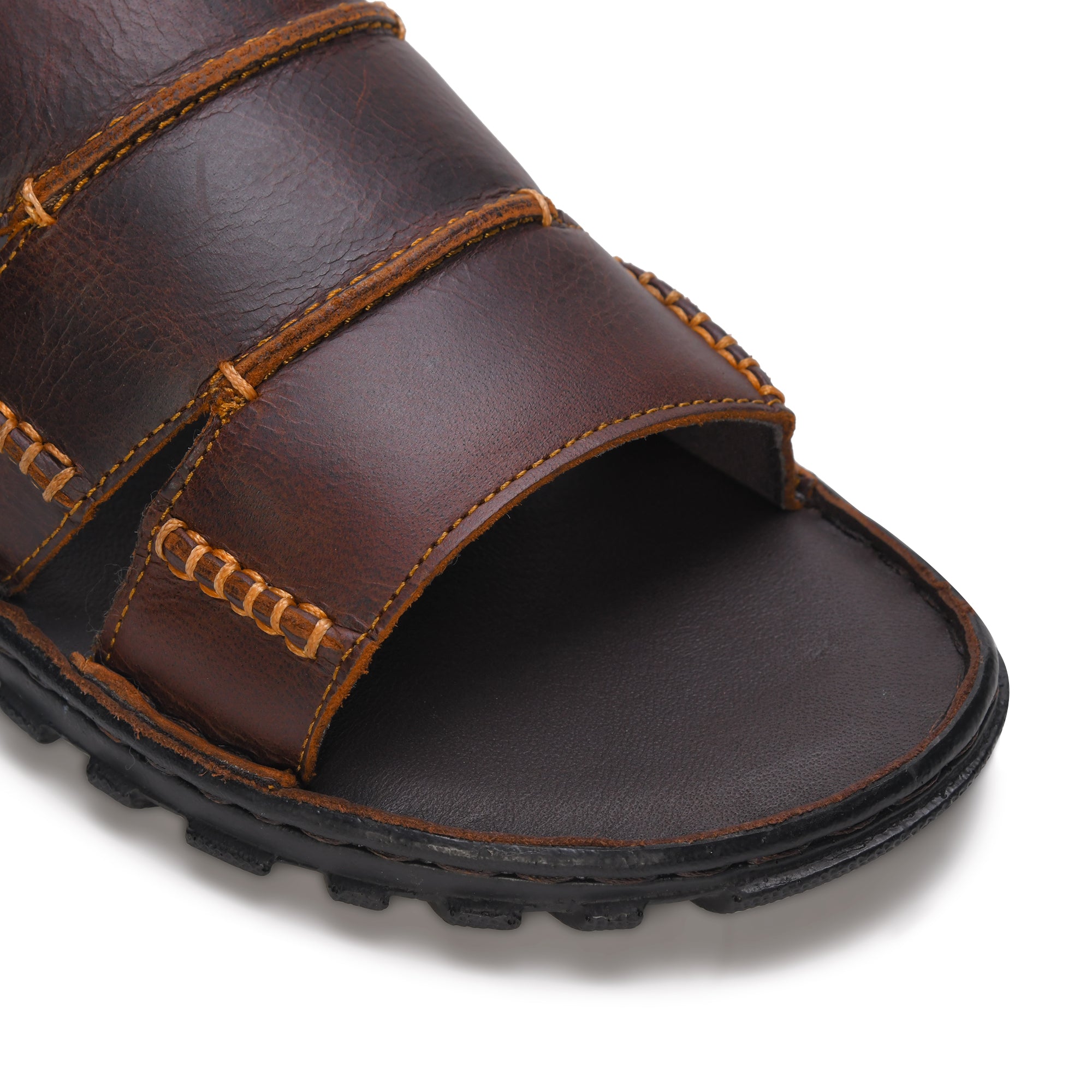 Diego Leather Slippers - The Heels India