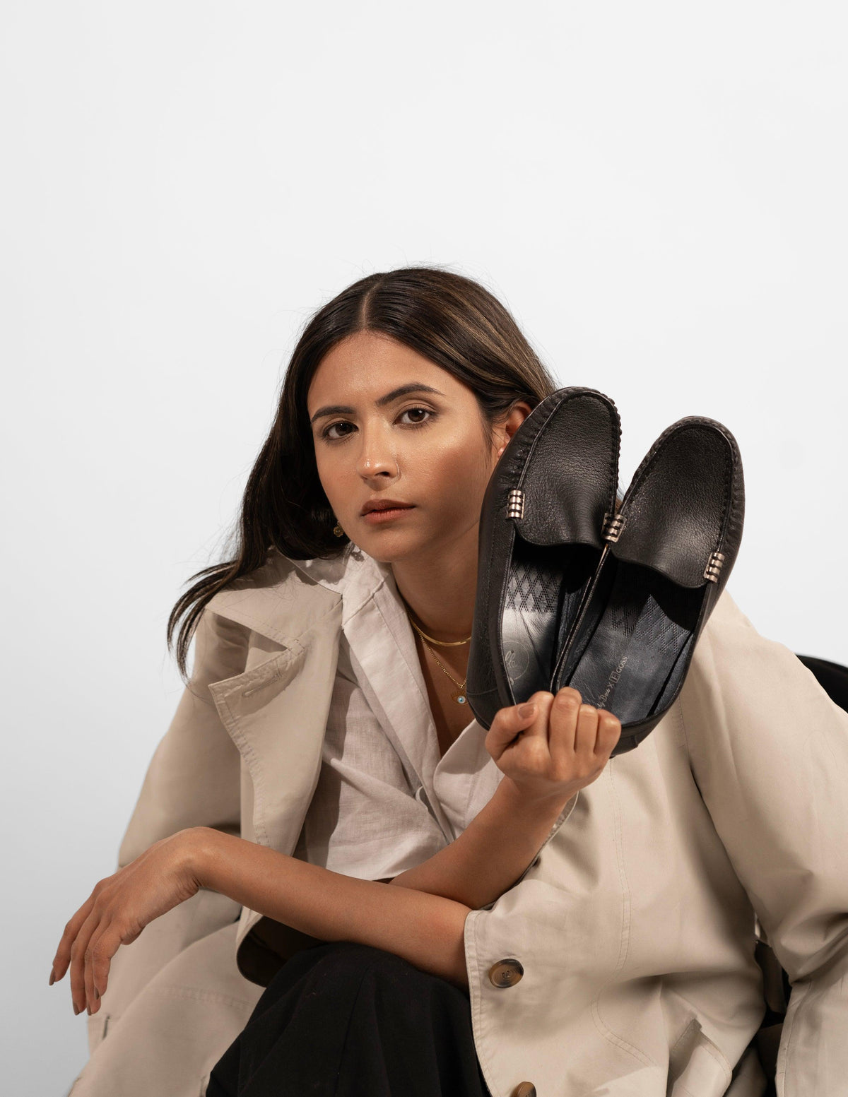 Mikela Classic Leather Loafers - The Heels India