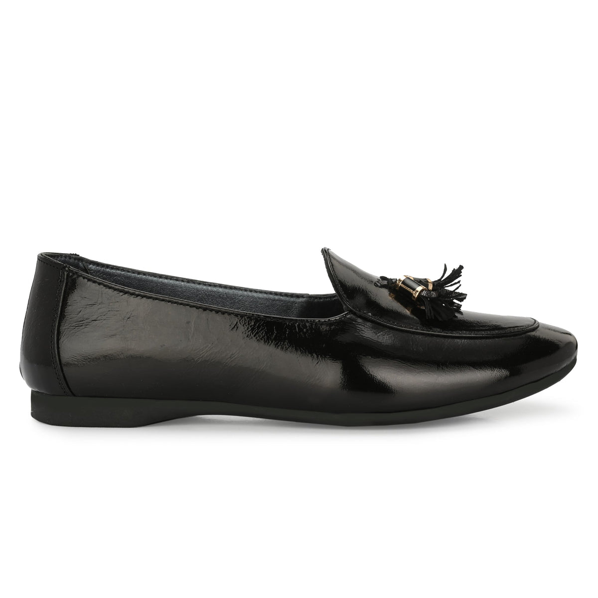 Malkova Leather Tassel Ballerinas