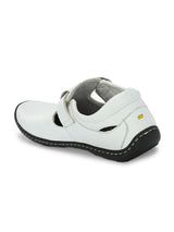 Brunel Leather Velcro Roman Sandals HT