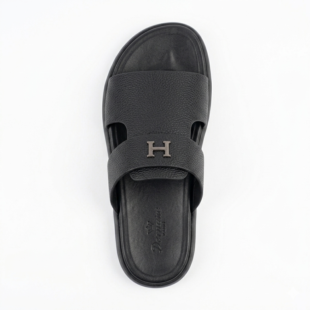 Edward Premium Leather Sliders