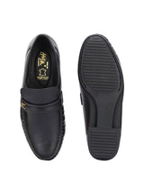 Richard Black Leather Formal Cushion Loafers