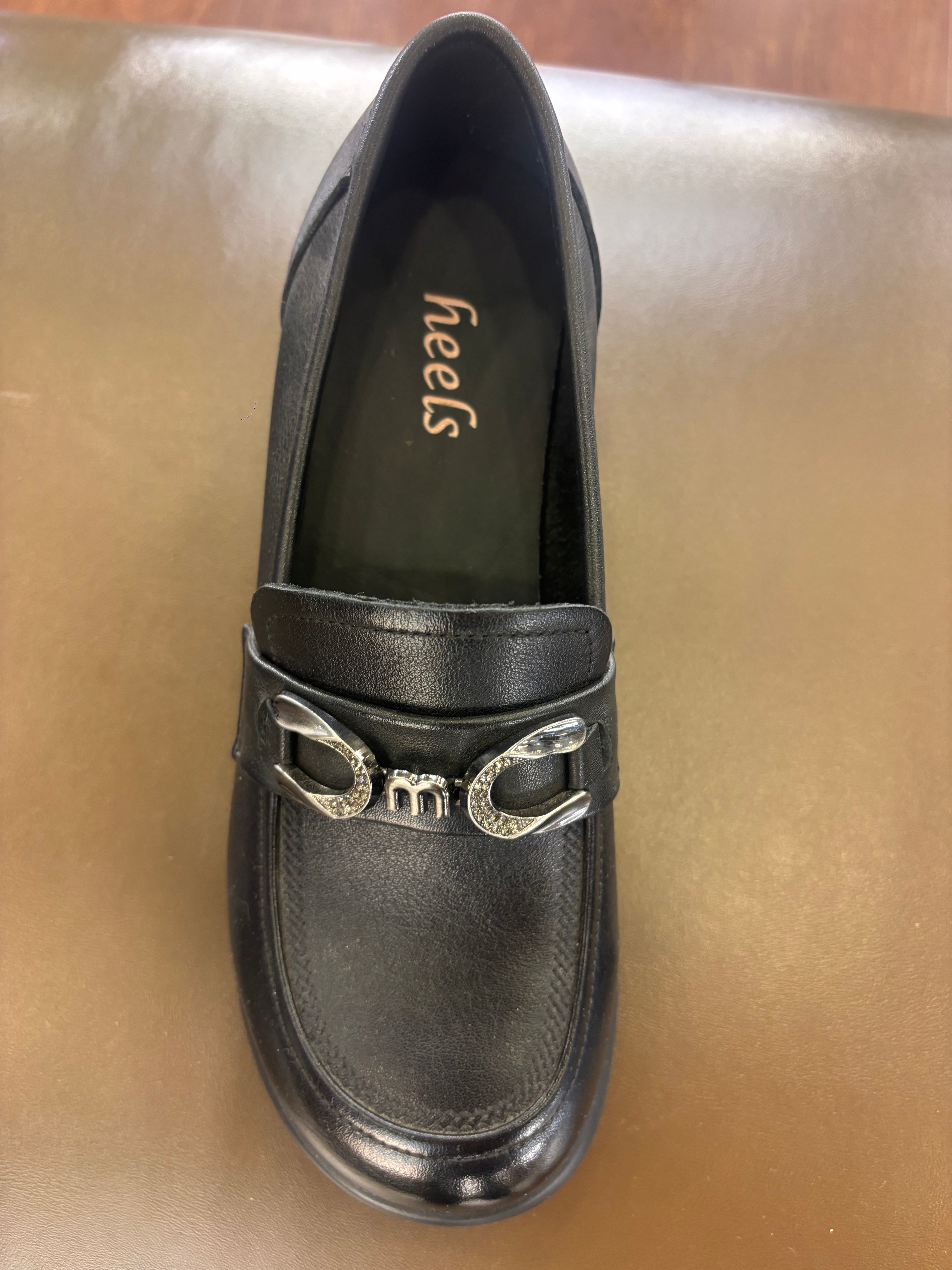Kelly Premium Leather Mid Heel Loafers