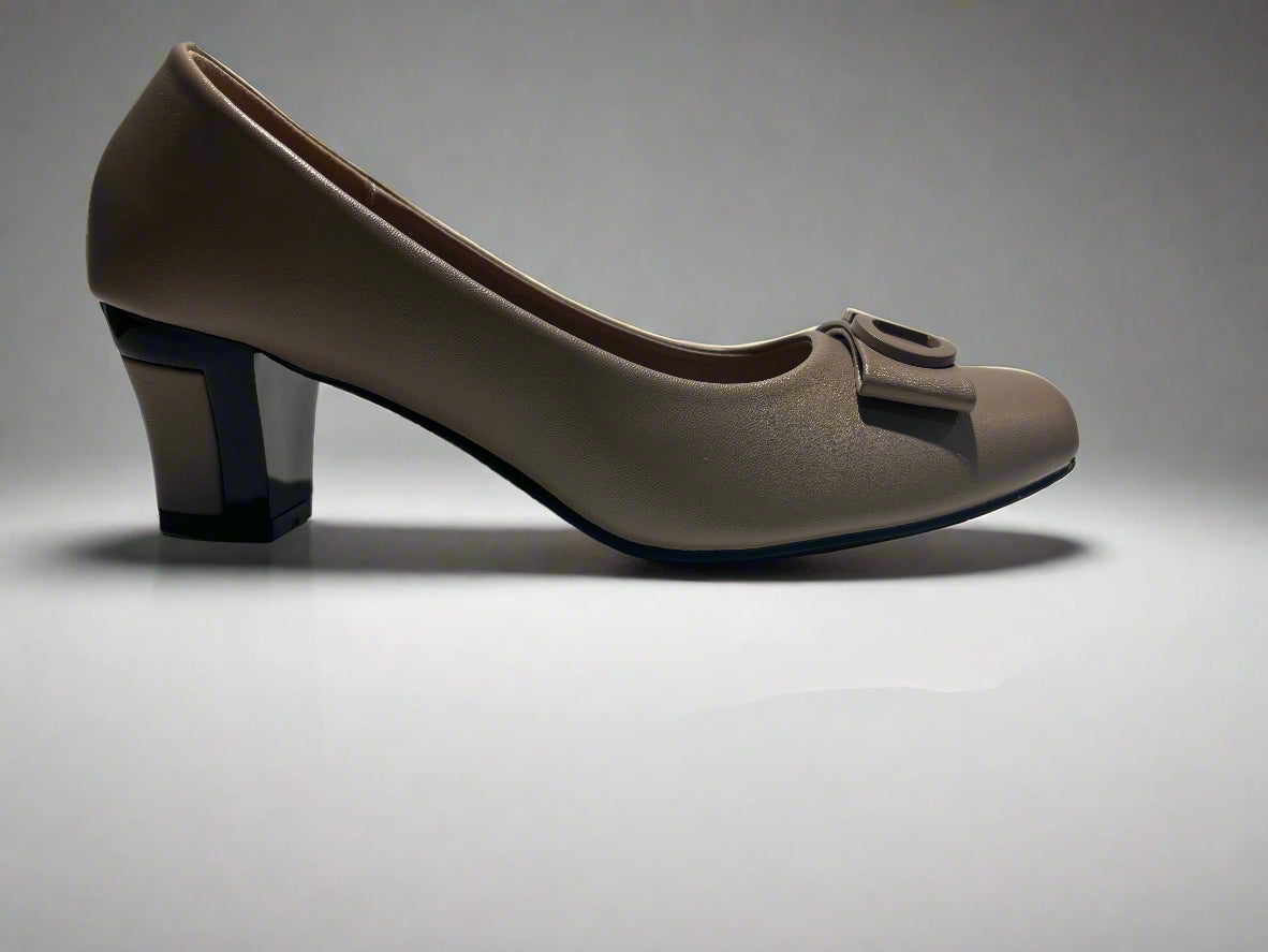 Rizza Bow Block Heels