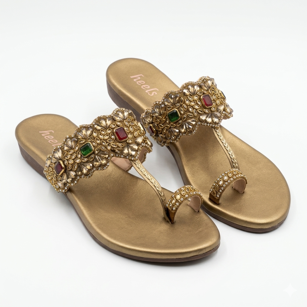 Fiza Embellished Ethnic Fancy Flat Slippers