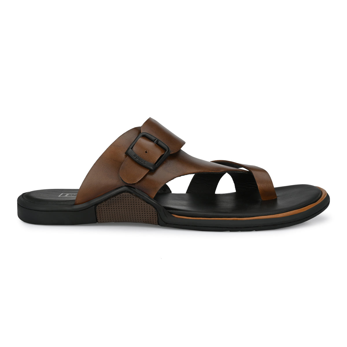 Vance Cushion Leather Thumb Slippers - The Heels India