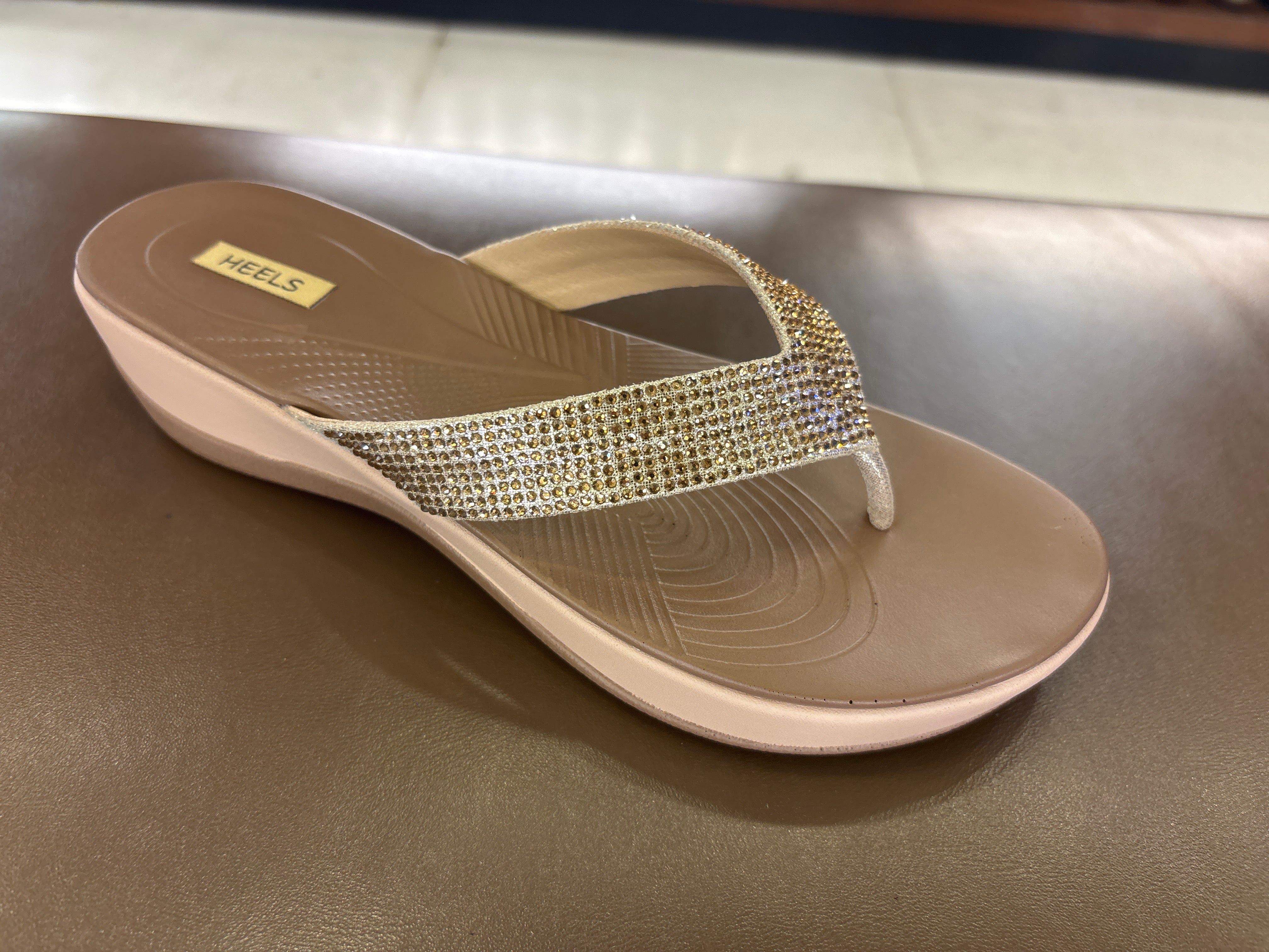 Emily Cushion Bling Slippers - The Heels India