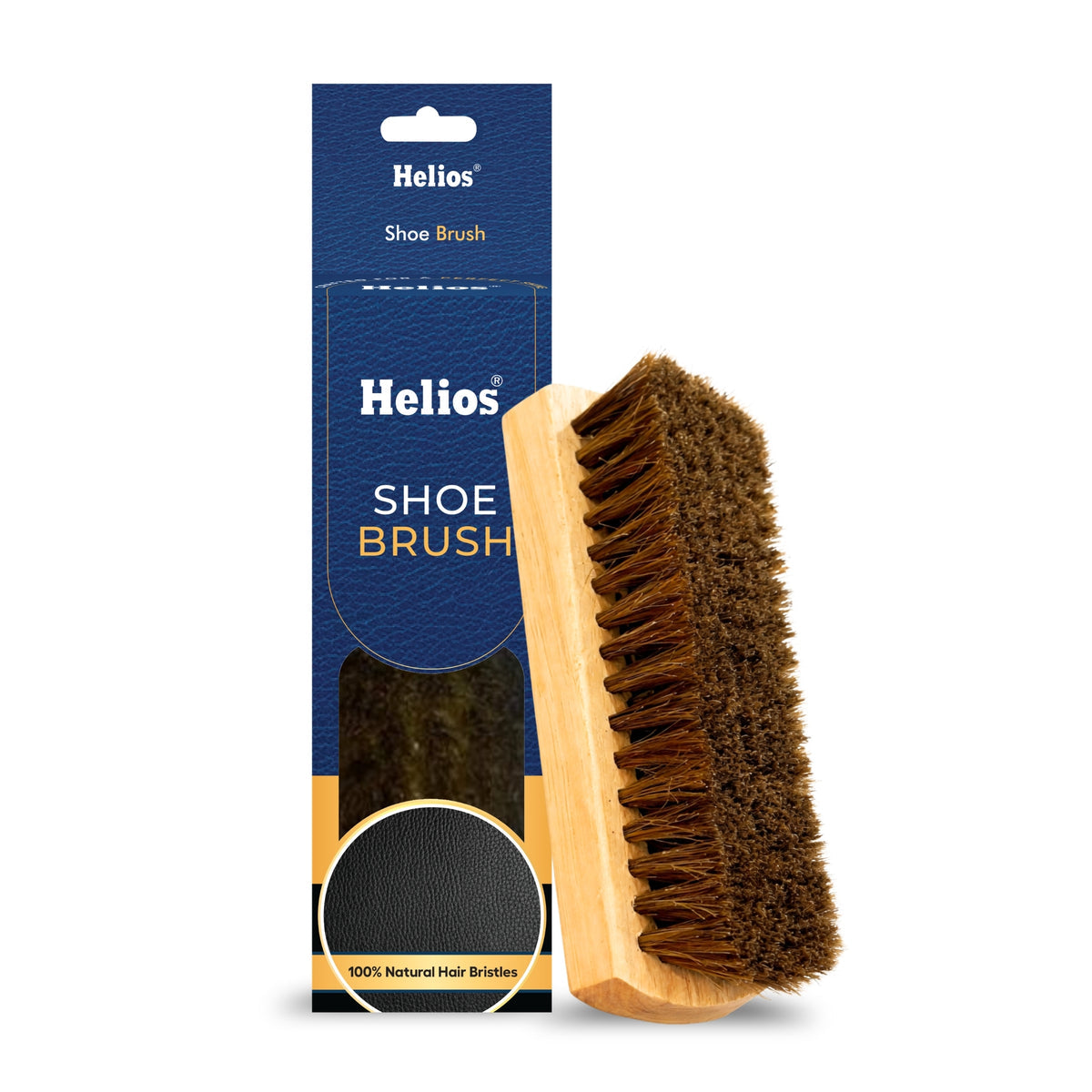 Shoe Brush 6 Inch 100% HORSE HAIR