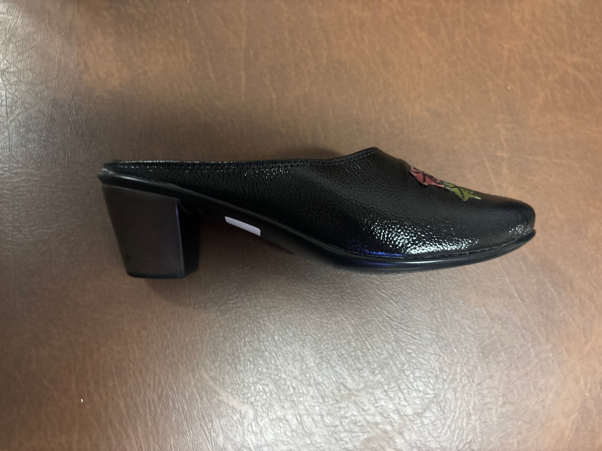 Autumn 2.0 Leather Back Open Block Heel Mules