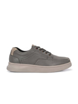 Zero Gravity 2.0 Mateo Grey Leather Lace-up Sneakers