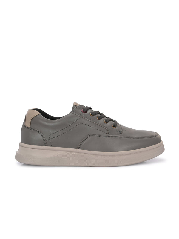 Zero Gravity 2.0 Mateo Grey Leather Lace-up Sneakers