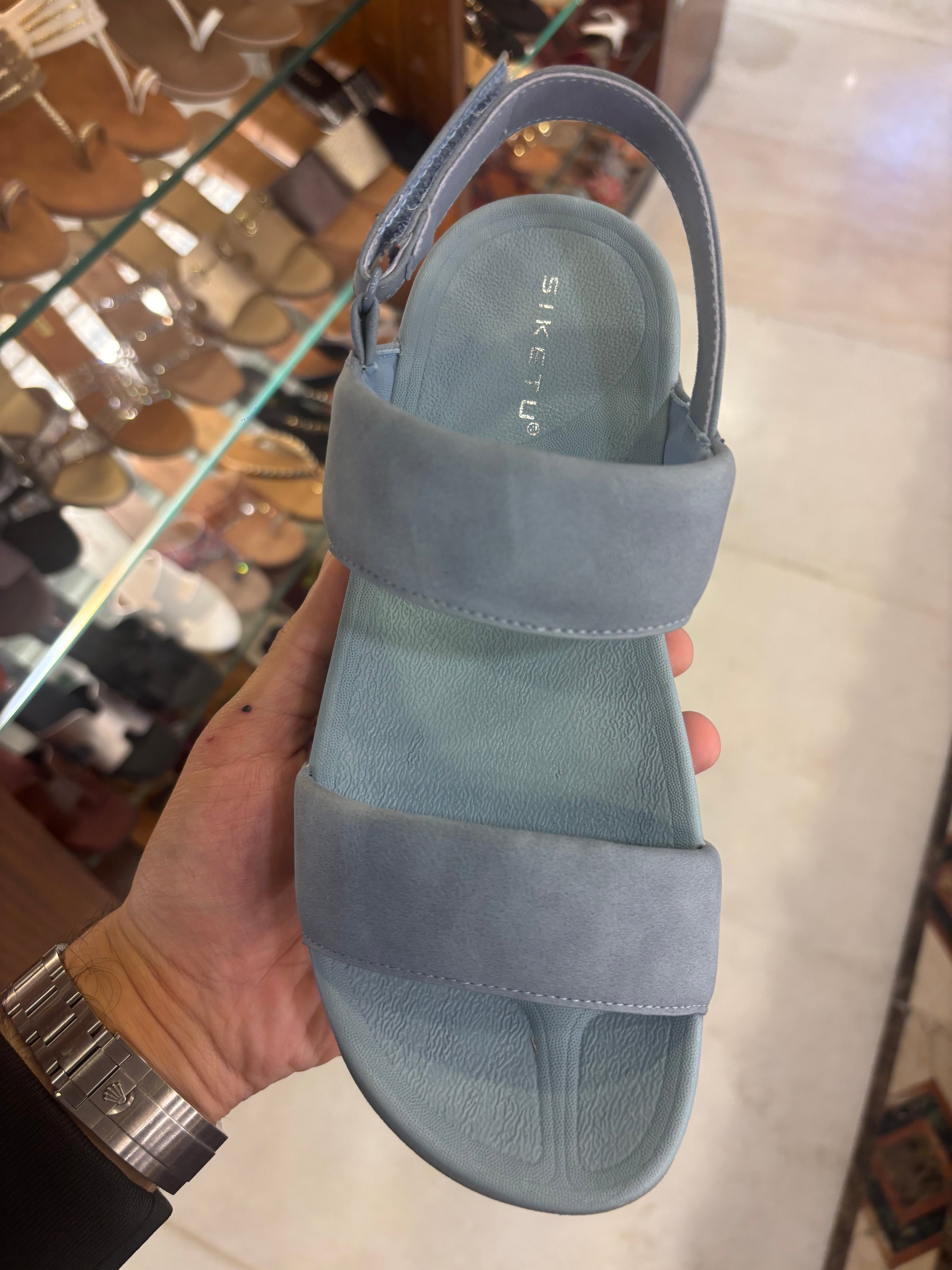 Raya Back Velcro Wedge Comfort Summer Sandals