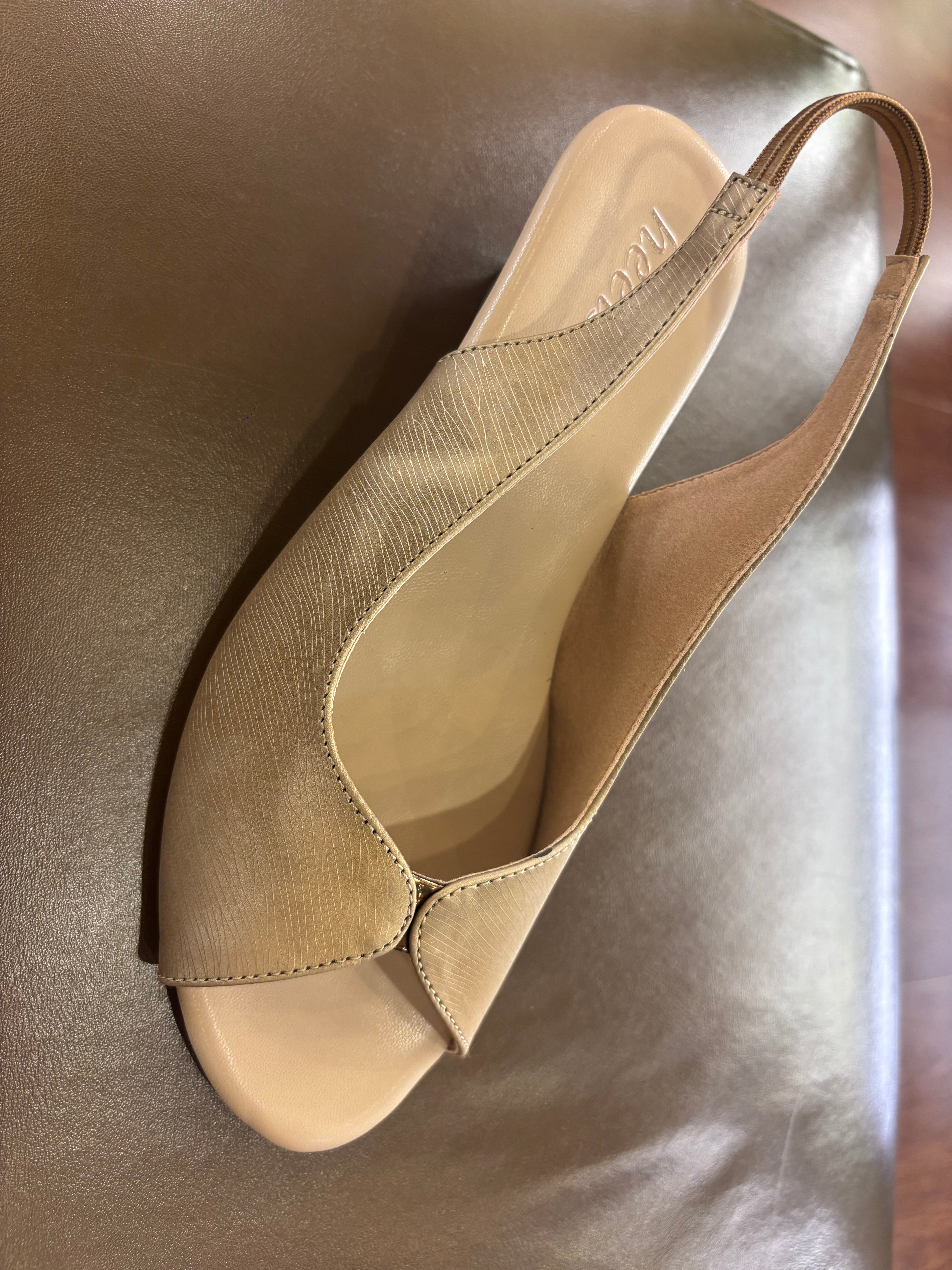 Riley Comfort Back Elastic Wedge Heels